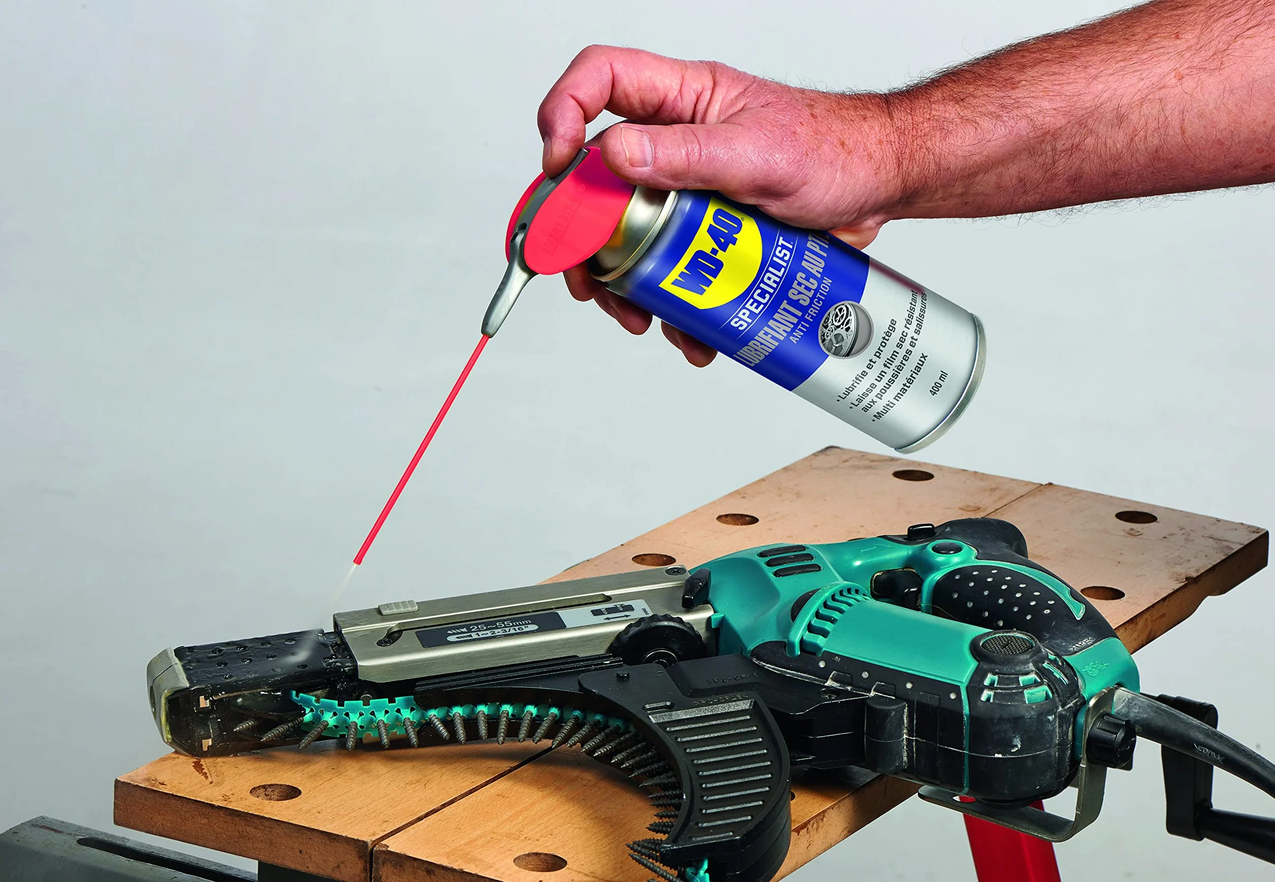 WD-40 Specialist Lubrifiant Sec Spray Double Position Anti Friction 400 ML