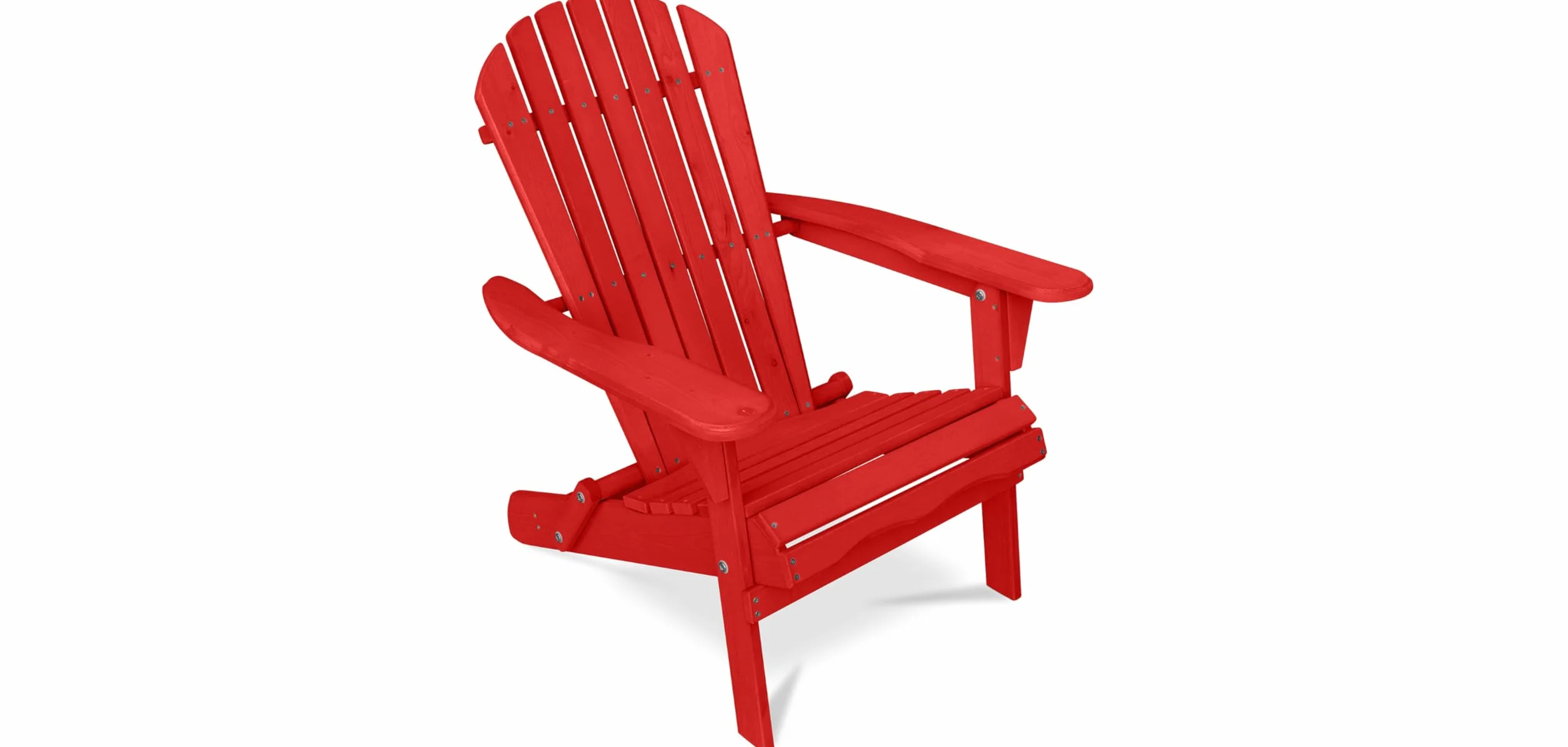 Chaise d'extérieur en Bois avec accoudoirs - Chaise de Jardin Adirondack - Adirondack Bleu