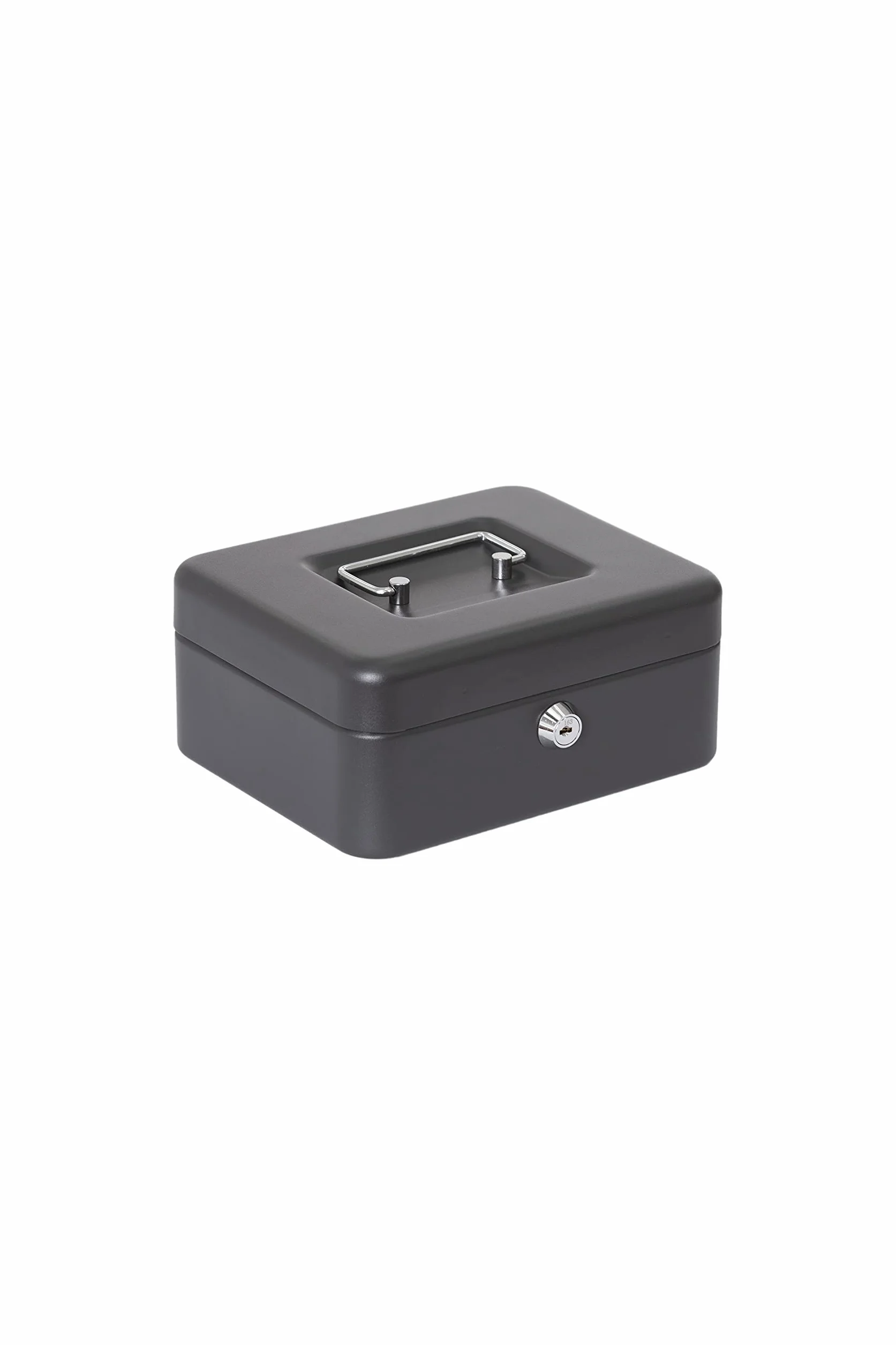 ARREGUI Elegant Cash C9624-EUR Caisse à monnaie et billets à clé en acier, 20 cm, Noir