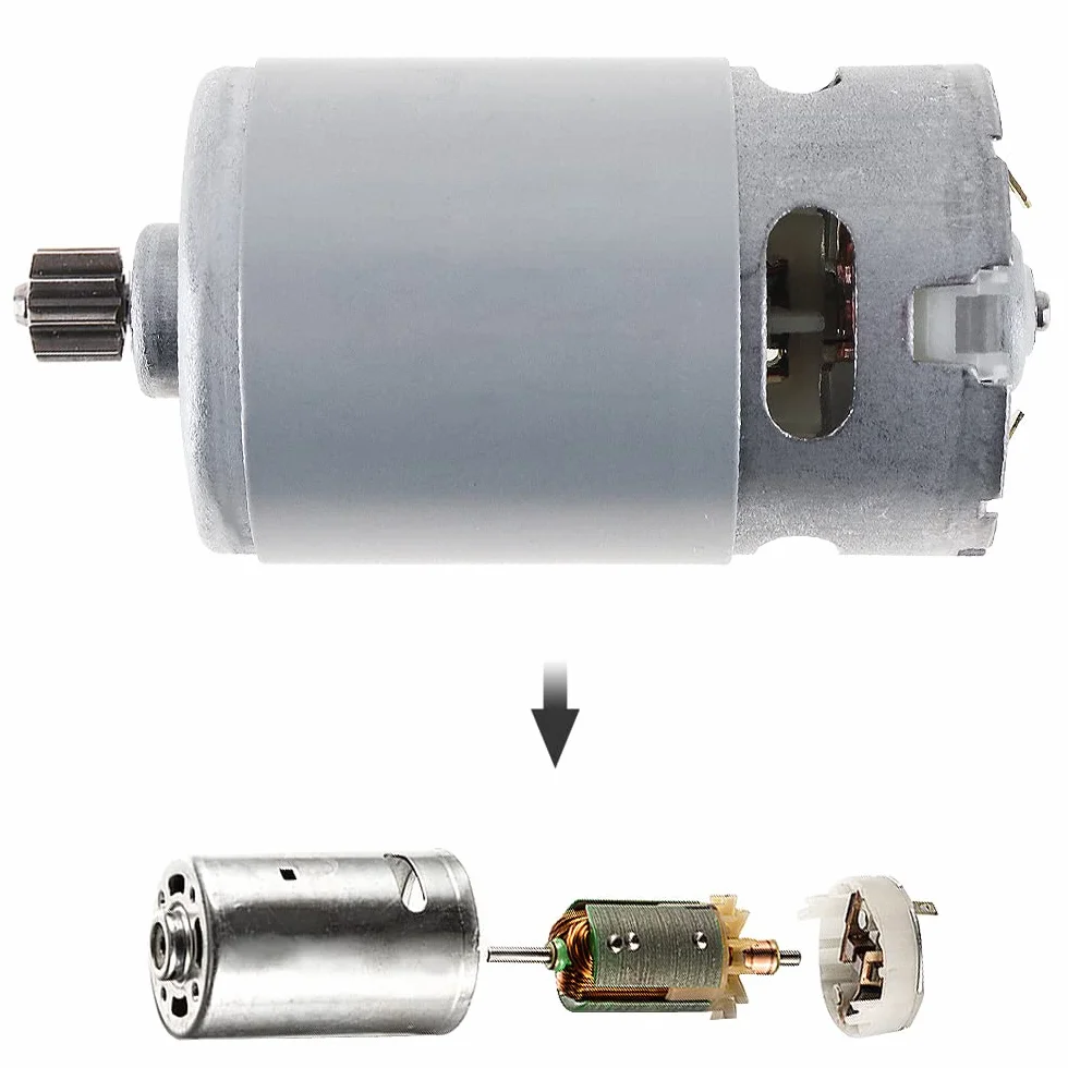 Moteur DC RS550 21V 19500 RPM pour perceuse électrique tournevis