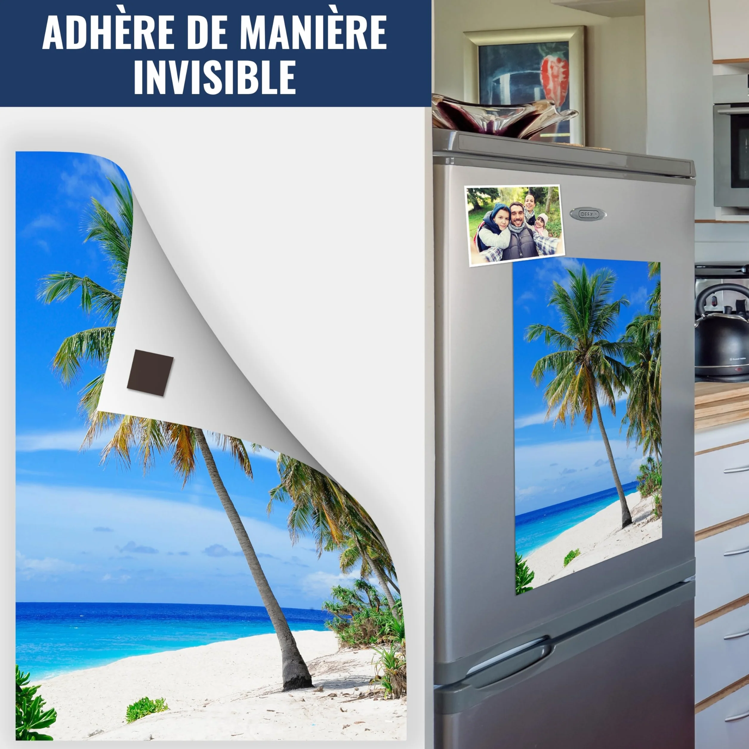 REORDA Dévidoire de Bande Magnétique Adhésive, Ruban Magnétique Autocollant 6 m