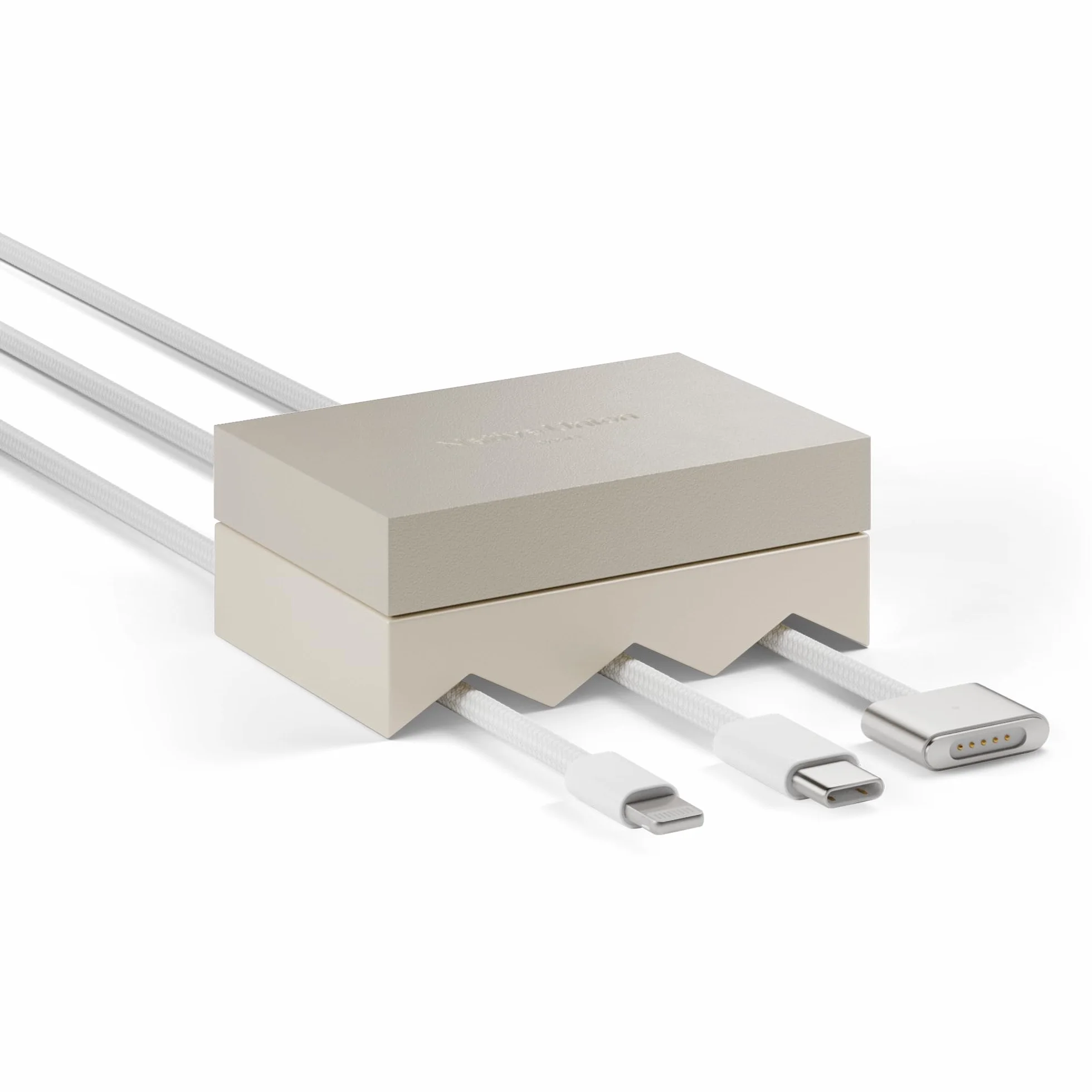 Native Union Weighter Support de câble antidérapant métal silicone pour bureau table de nuit USB-C Lightning