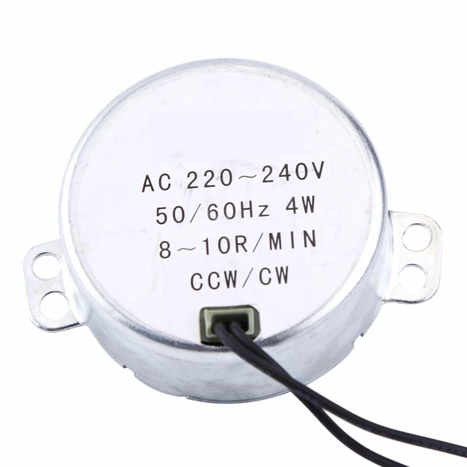 Respicefinem Moteur à engrenages synchrone AC 230 V 4 W 8-10 tr/min 50/60 Hz CW/CCW