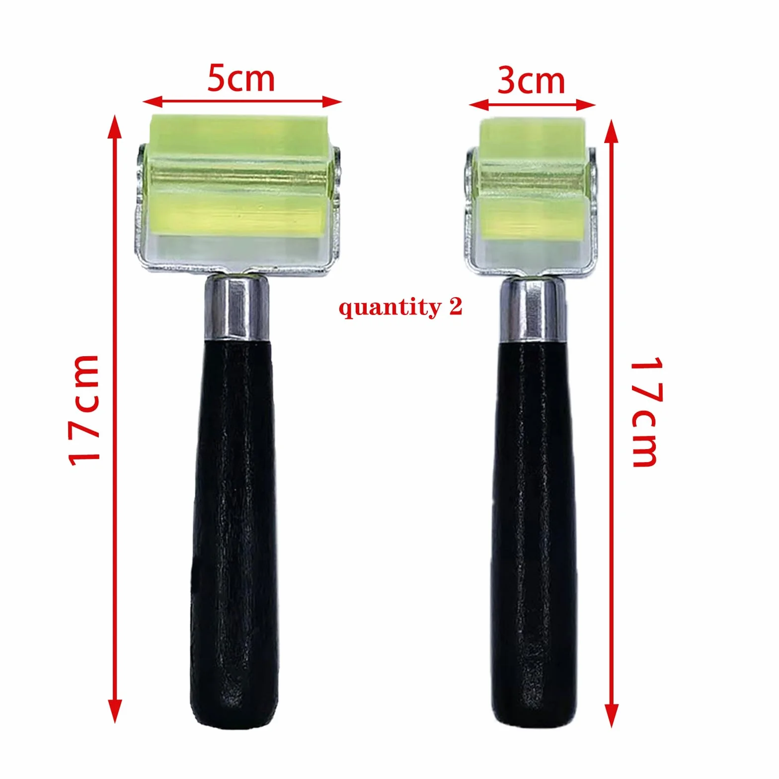 Lot de 2 rouleaux de pressage pour isolation acoustique voiture - 3 cm - Silicone