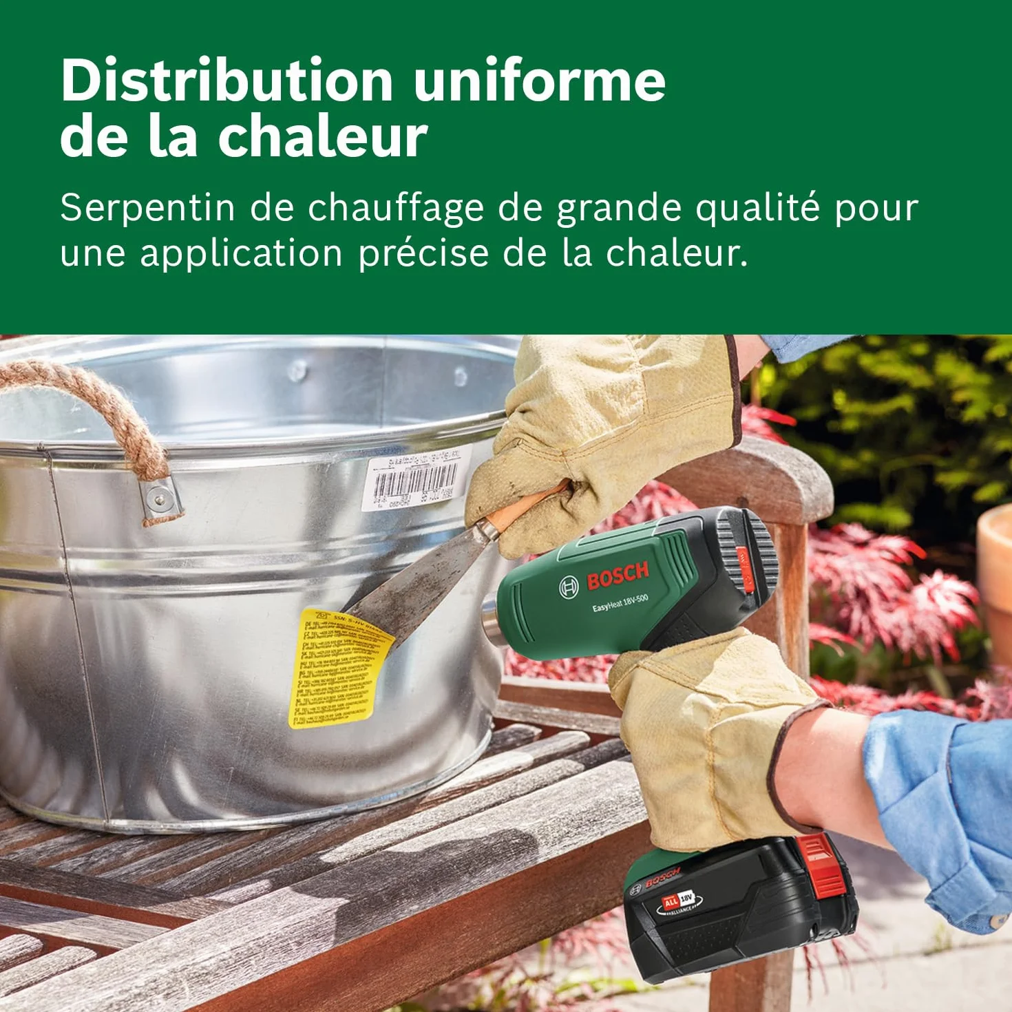 Bosch EasyHeat 18V-500 Décapeur thermique sans fil 18V System