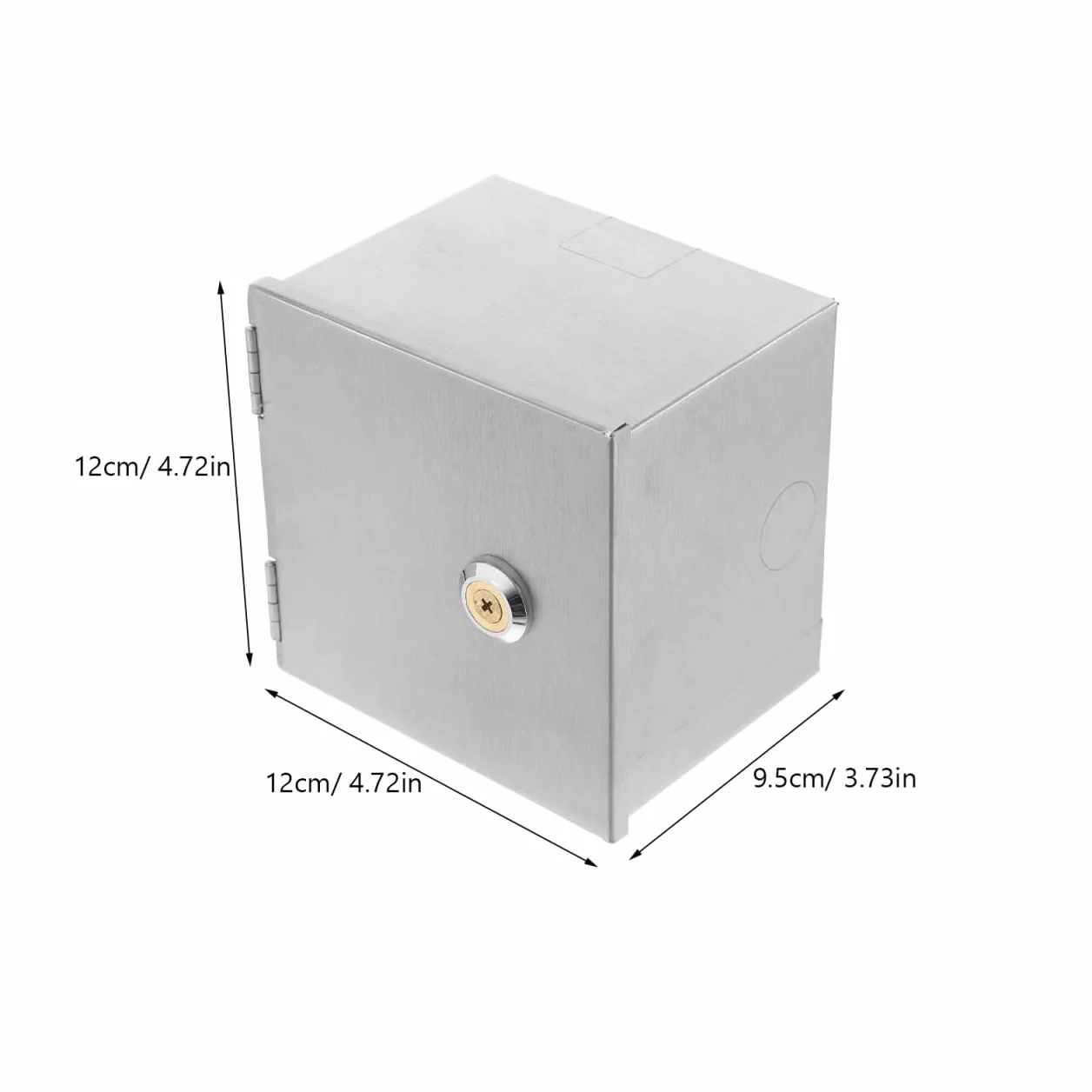 Boîte électrique étanche en acier inoxydable avec serrure pour prises extérieures