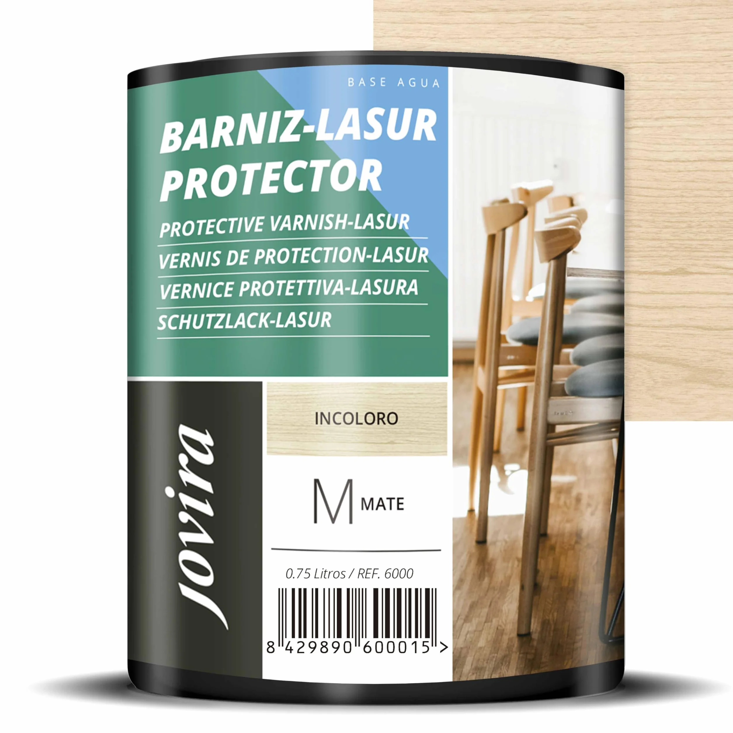 JOVIRA PINTURA Vernis Lasur Matt Protector à l'eau 750 ml Incolore