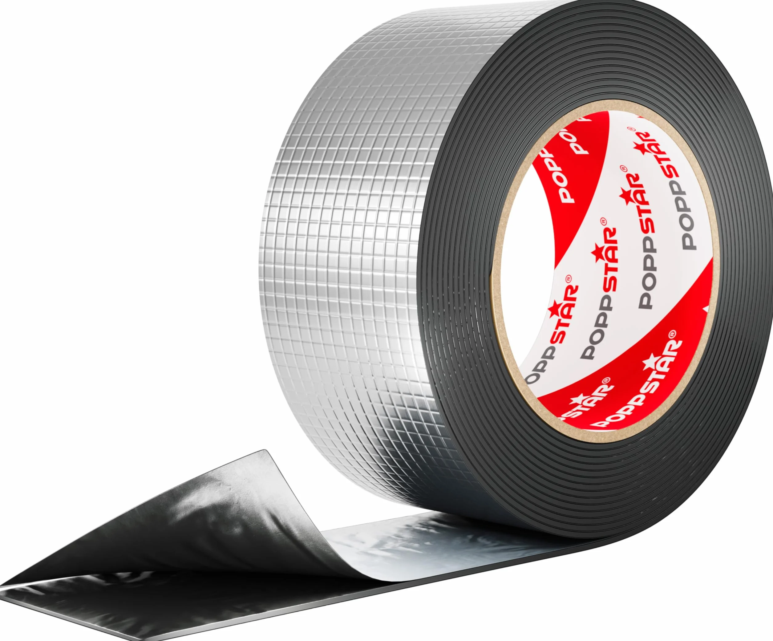 POPPSTAR Ruban d'étanchéité Butyle pour toiture 5 m x 50 mm x 1,5 mm Bande de solin aluminium
