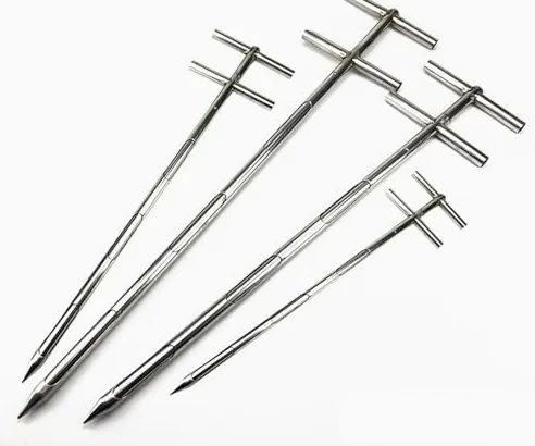 Sonde d'échantillonnage en acier inoxydable, sonde d'échantillonnage, outil d'échantillonnage de poudre et de grain,