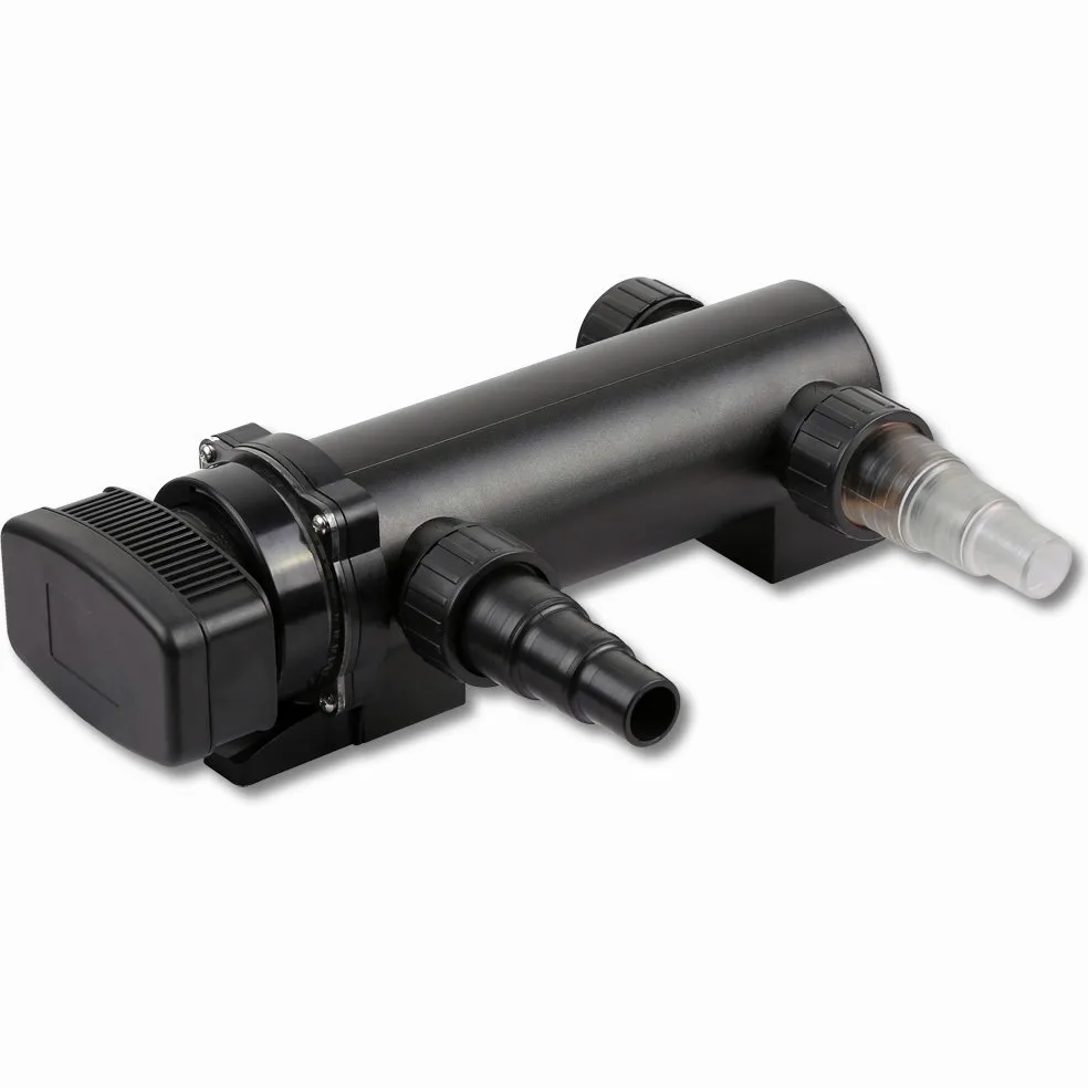 SunSun Kit complet: CBF-350B Filtre de bassin jusqu'à 60000 L Biologique, NEO7000 pompe de filtration 7000l/h 50W, CUV-318 lampe uv UVC Clarificateur avec 18W, CTP-2803 Pompe pour fontaine 3000l/h 10W