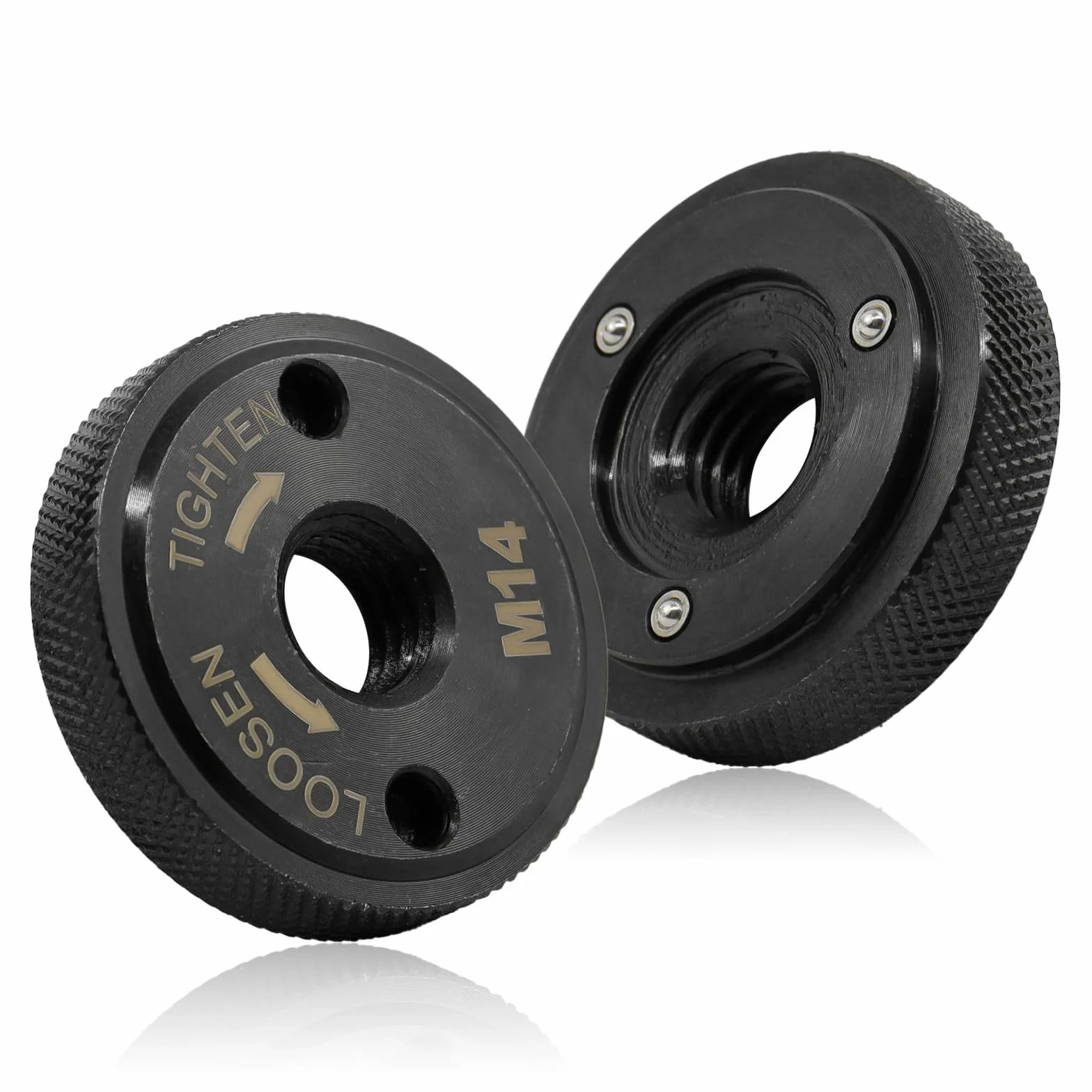 Écrous de serrage rapide M14 noirs pour meuleuse d'angle Makita Dewalt AEG