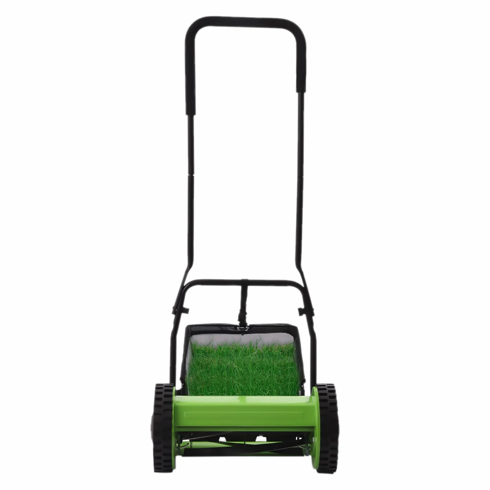Tondeuse à gazon manuelle 5 lames acier manganèse 30 cm panier 23 l hélicoïdale silencieuse sans électricité