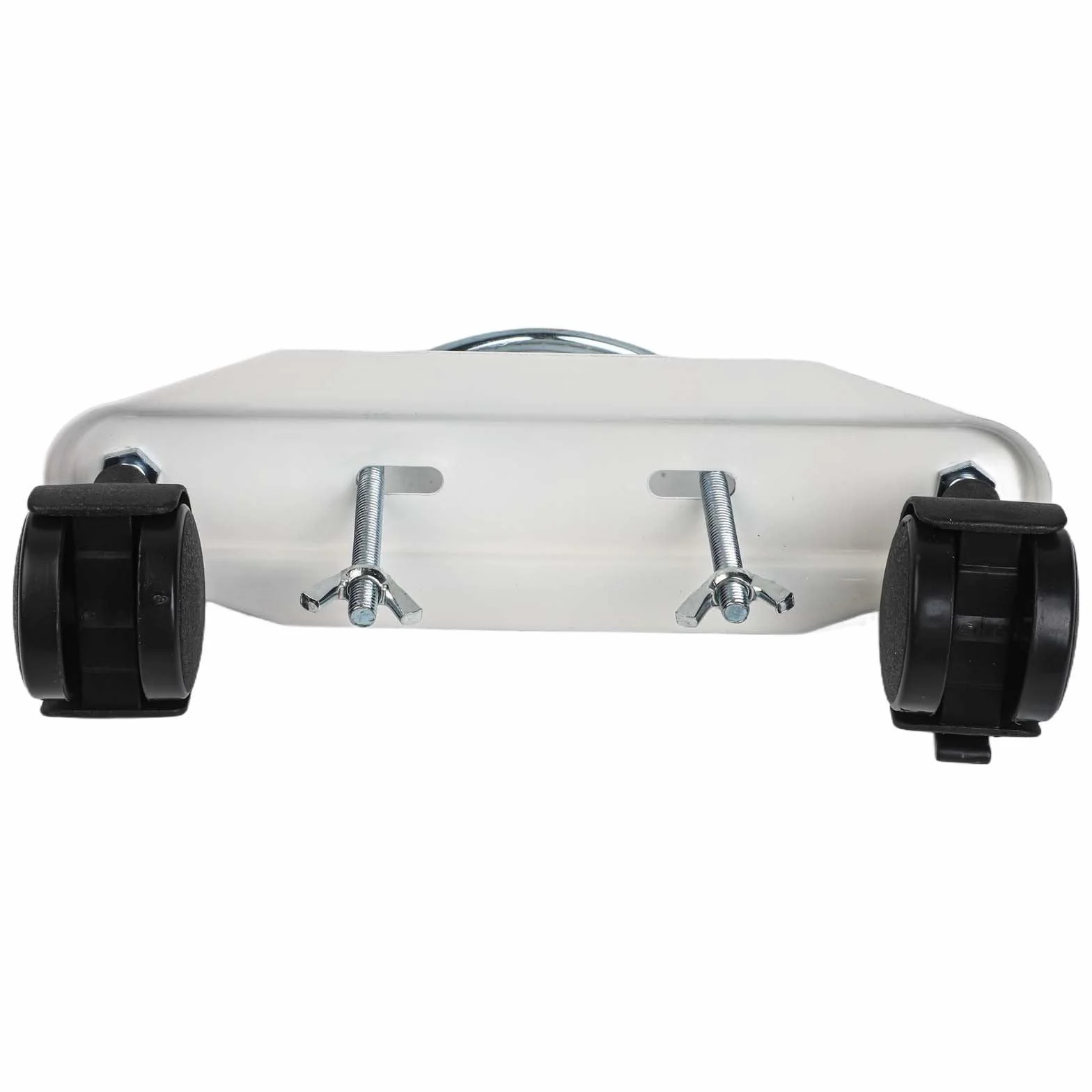 Lot de 2 supports de chauffage électrique avec roues rotatives à 360°, support radiateur en acier au carbone