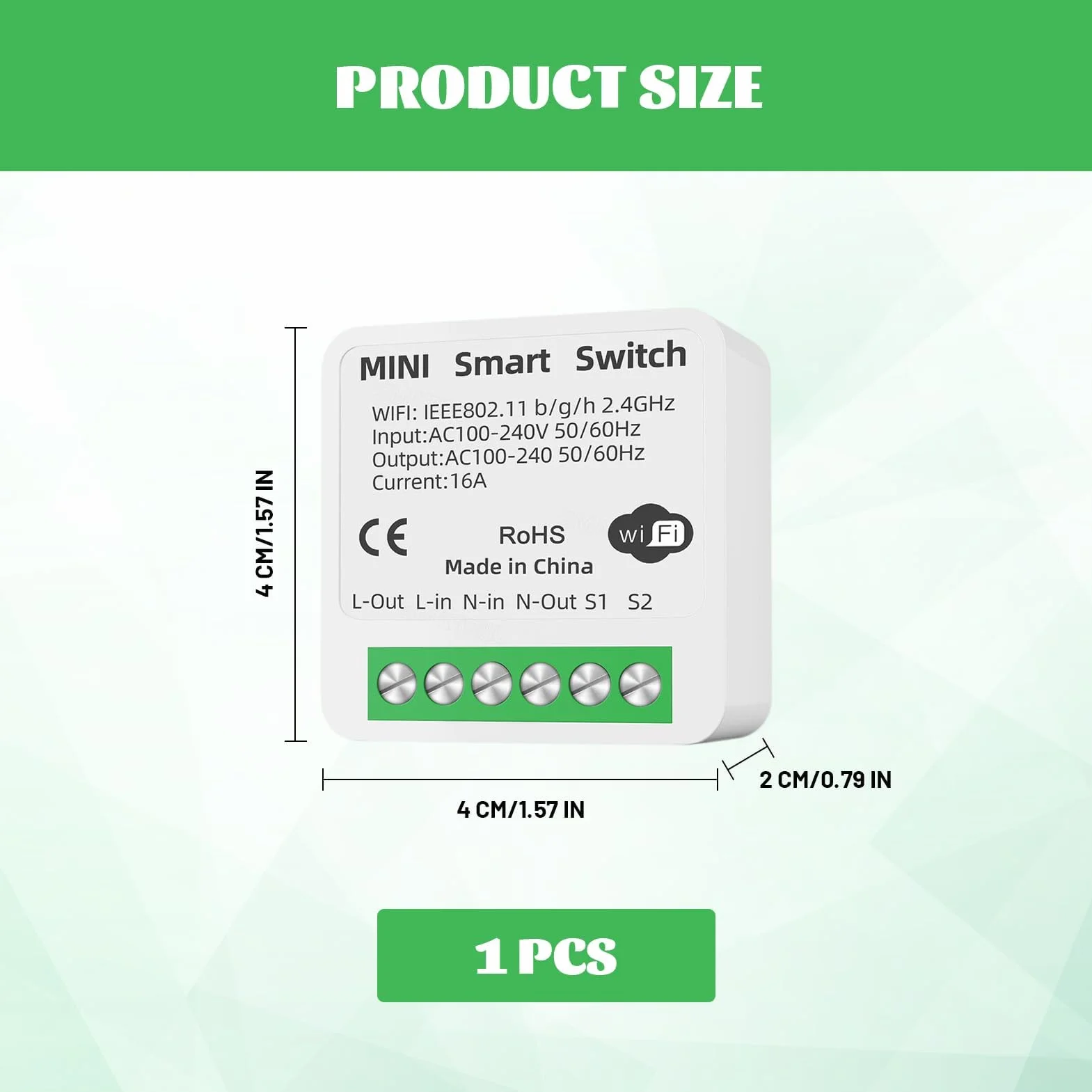 Interrupteur Connecté Wifi Intelligent Tuya Smart pour Alexa Google Home