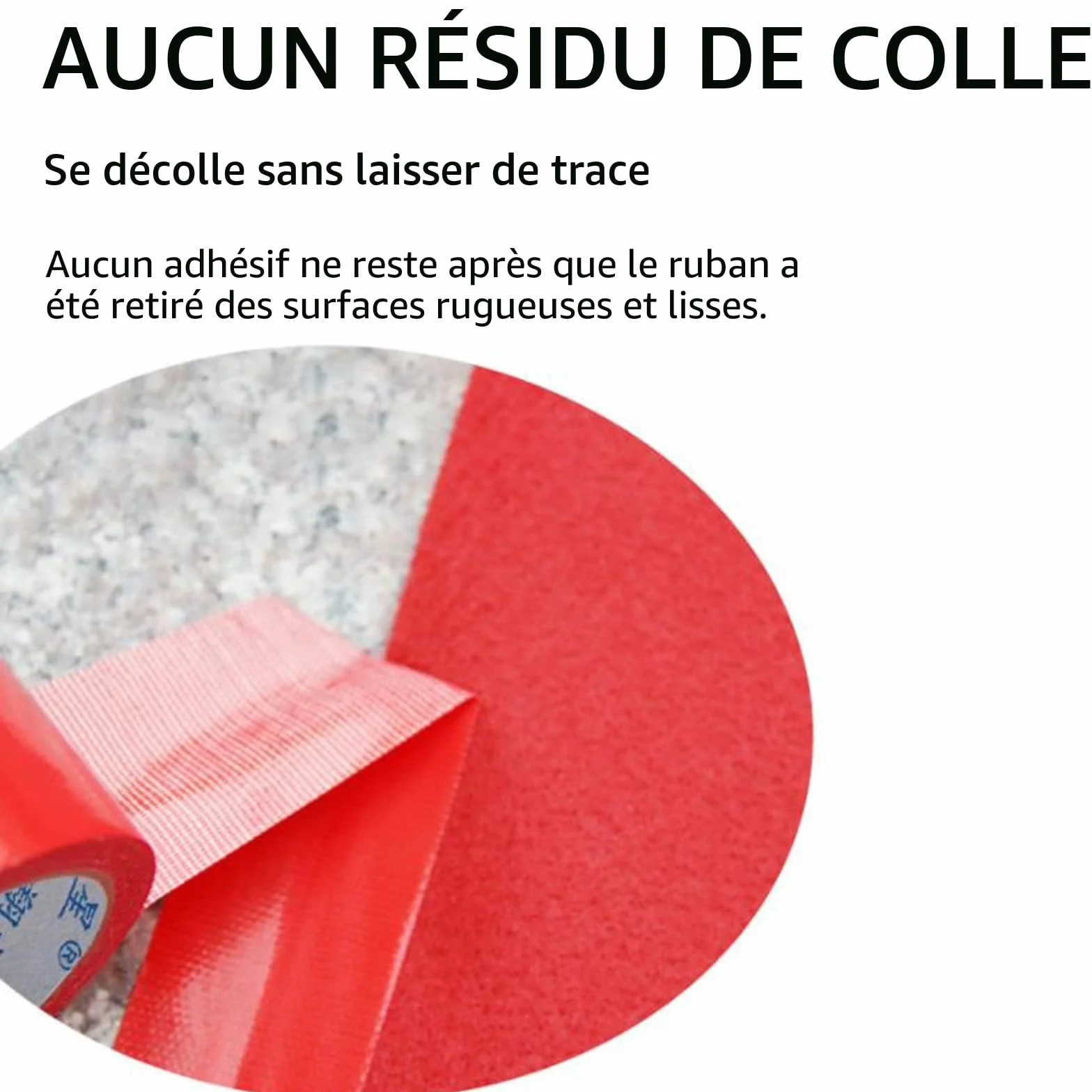 Ruban adhésif coloré 50 mm x 13,7 m x 8,3 m lot de 6 rouleaux bleu violet jaune orange vert rouge