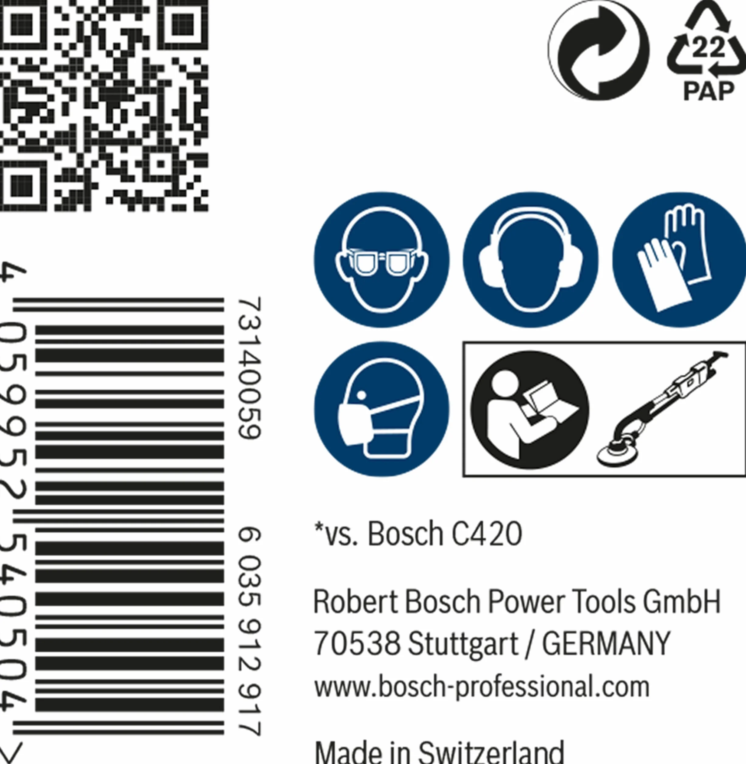 Bosch EXPERT M480 Abrasifs réticulés Ø 225 mm Grain 220