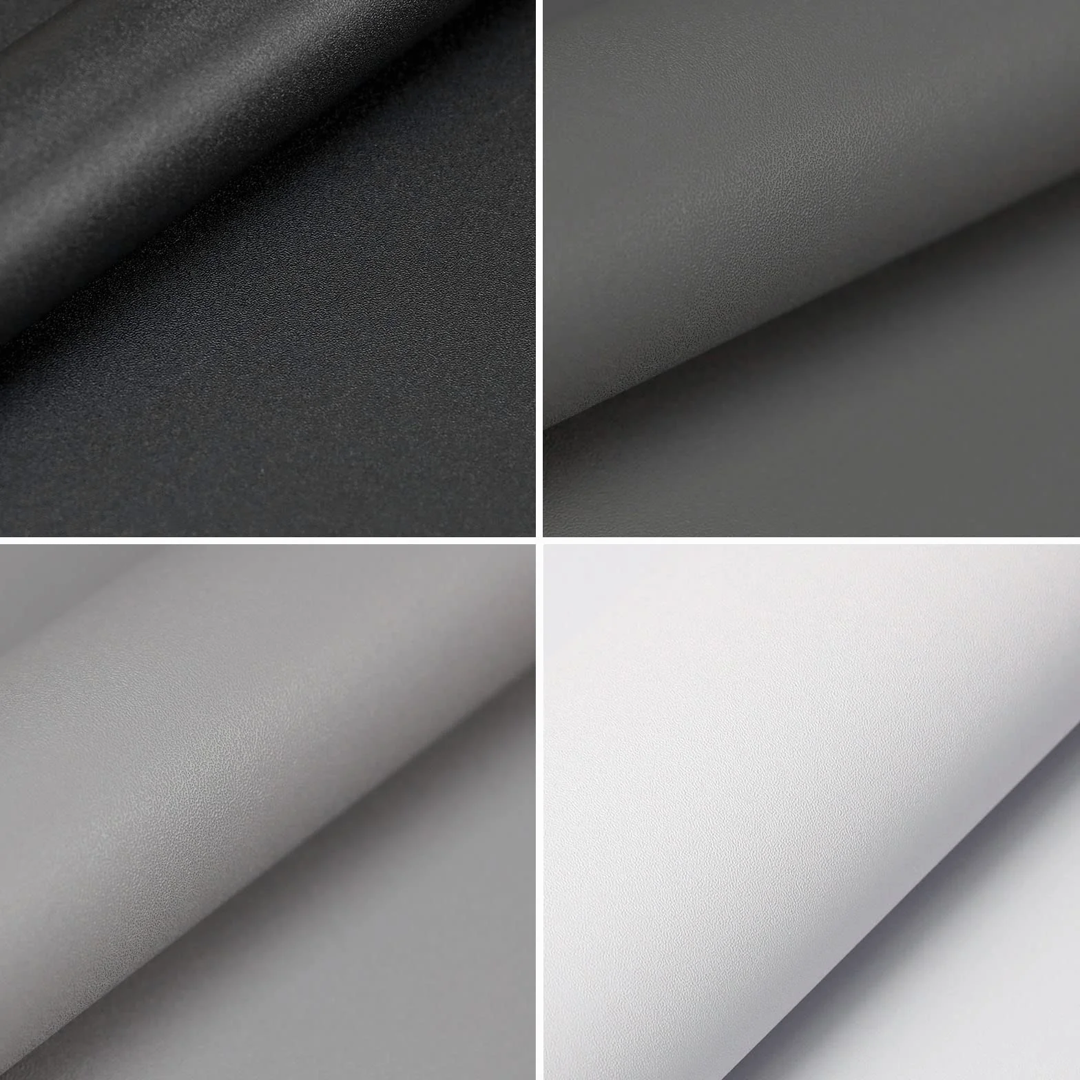 Papier Adhesif Meuble Noir Mat 40X300cm Film Autocollant Décoratif Rouleau Vinyle Impermeable Cuisine