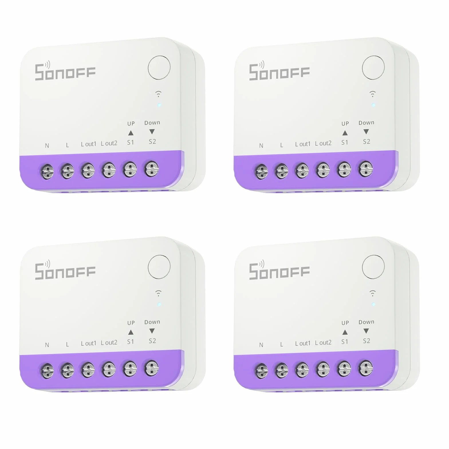 SONOFF Intelligent Interrupteur volet roulant 4 pack