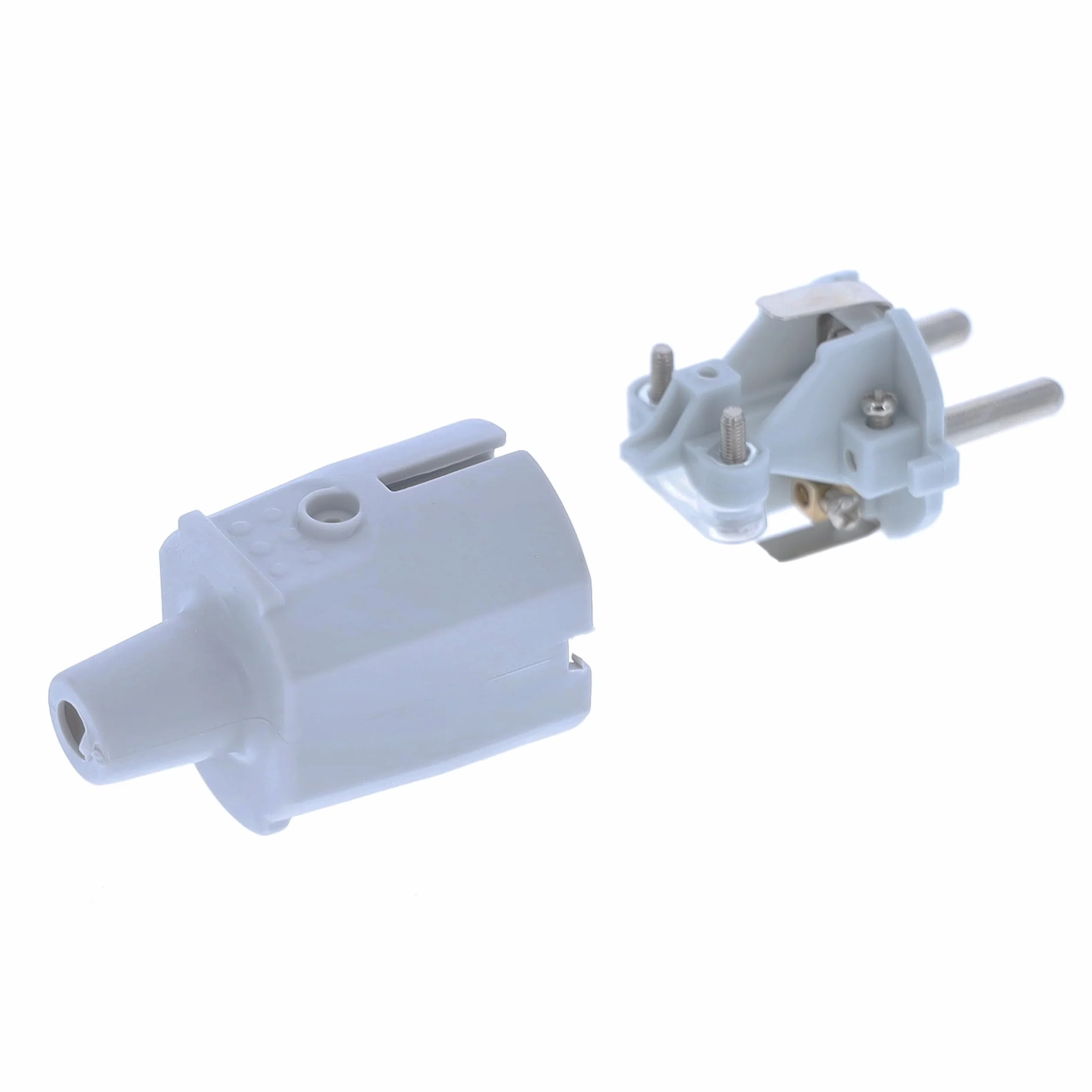 Schwabe fiche electrique de sécurité 230V 16A prise male IP20 gris