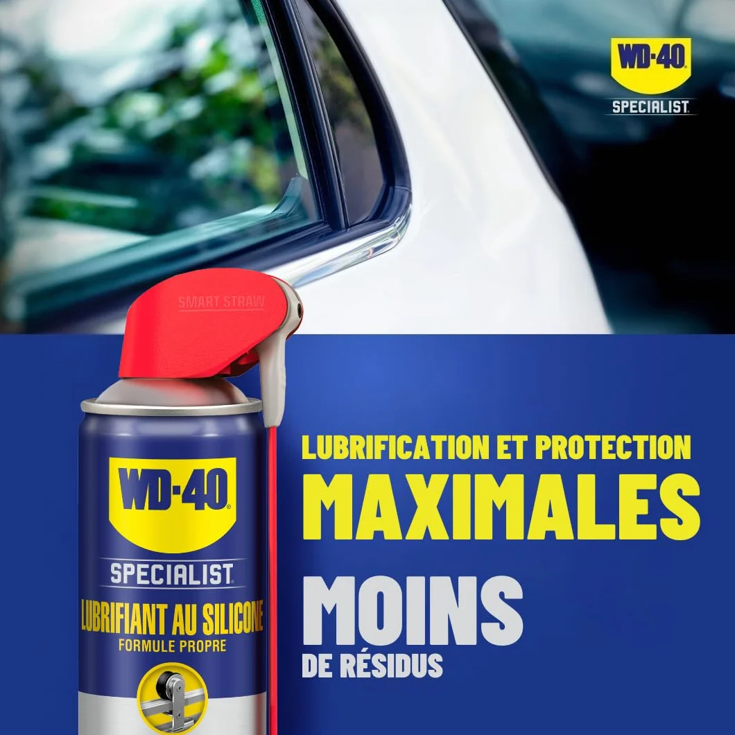 WD-40 Specialist Lubrifiant Au Silicone Spray Double Position 250 ML