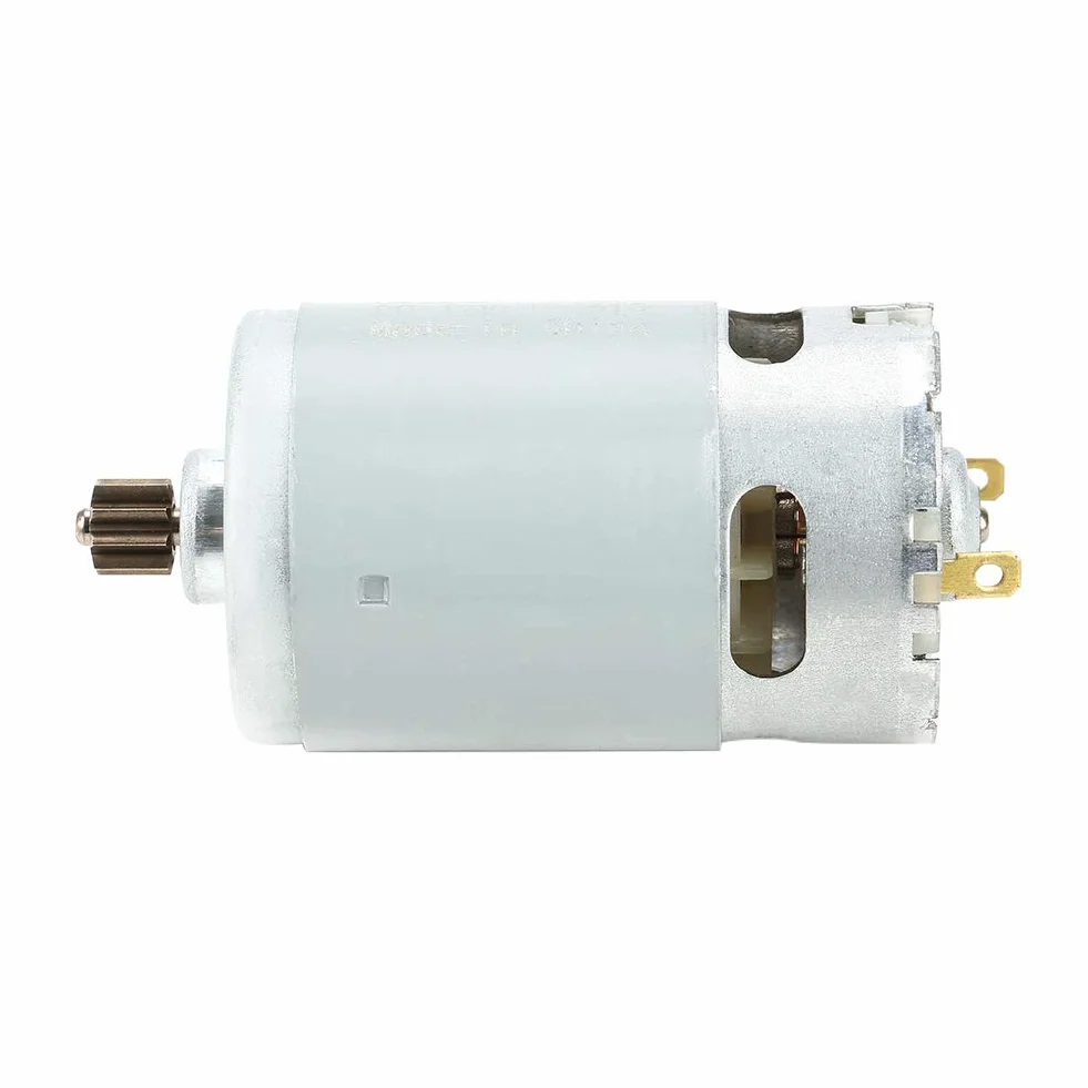 Moteur DC 12V 9 Dents pour Perceuse Électrique Bricolage