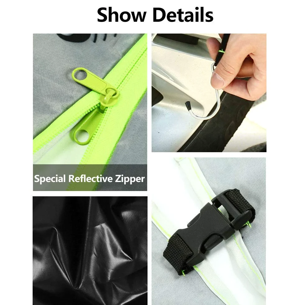 BâChe Voiture Exterieur Housse De Protection Oxford Couverture ImperméAble Auto, Housse De Protection De Voiture BâChe ImperméAble à L’Eau Et éTanche à La PoussièRe Protection,Green