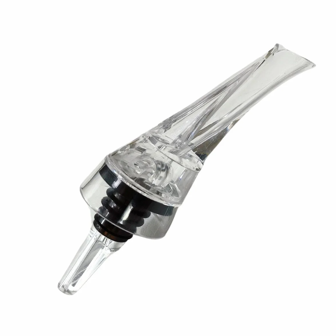 Fackelmann Aérateur de vin à effet Bernoulli 18 x 3,5 cm AS silicone souple