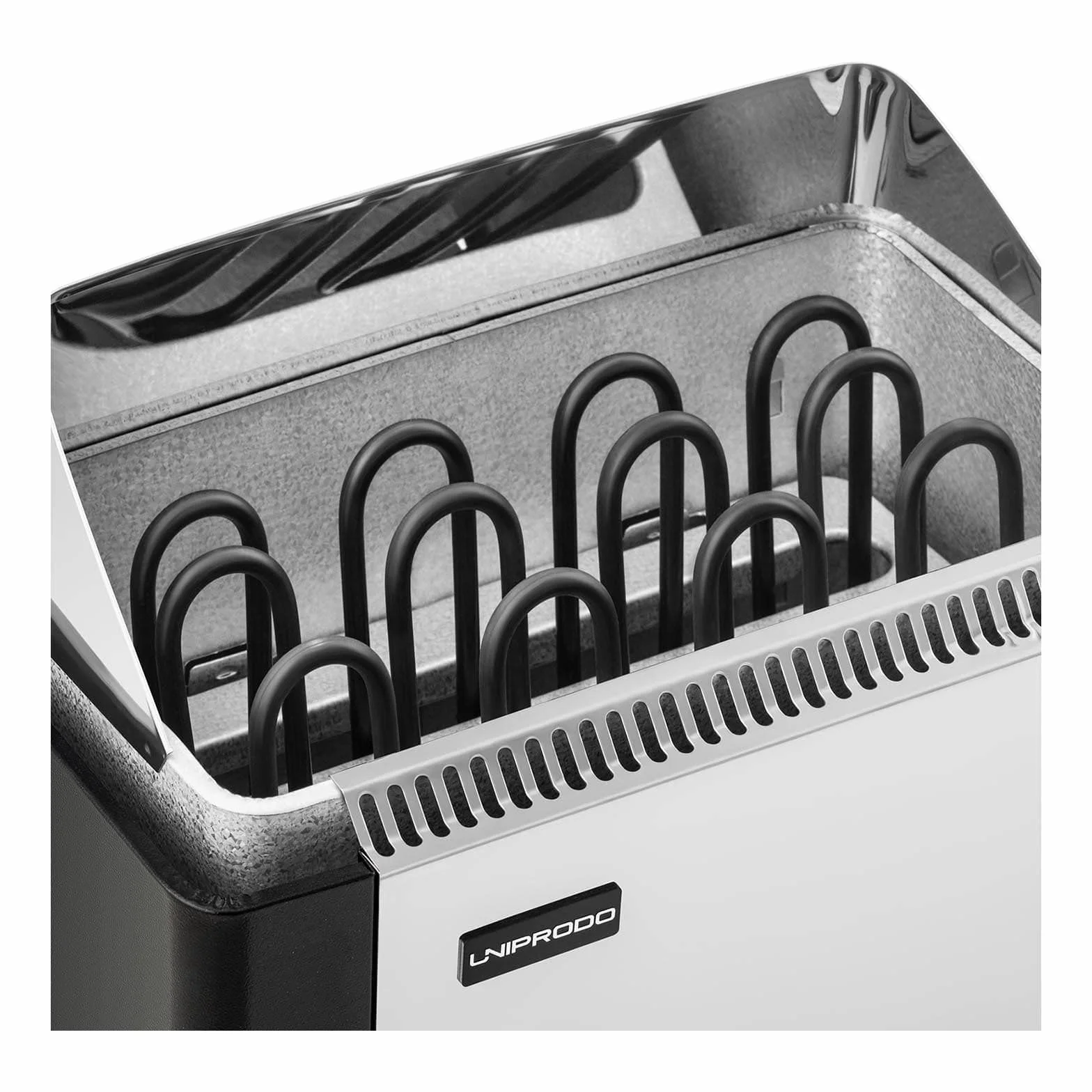 Radiateur électrique chaleur sèche 6 kW Poele sauna 30-110°C Minuterie commande Protection surchauffe 5-9 m³ Montage mural