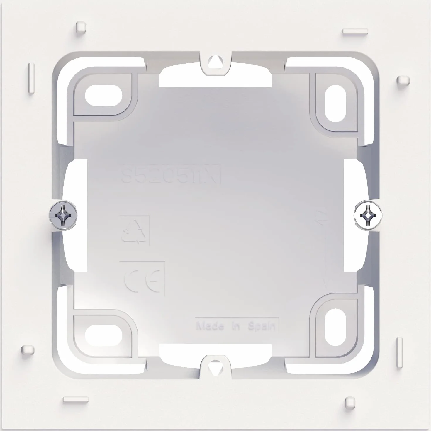 Schneider Electric Odace Styl boîte pour montage en saillie Blanc 1 poste
