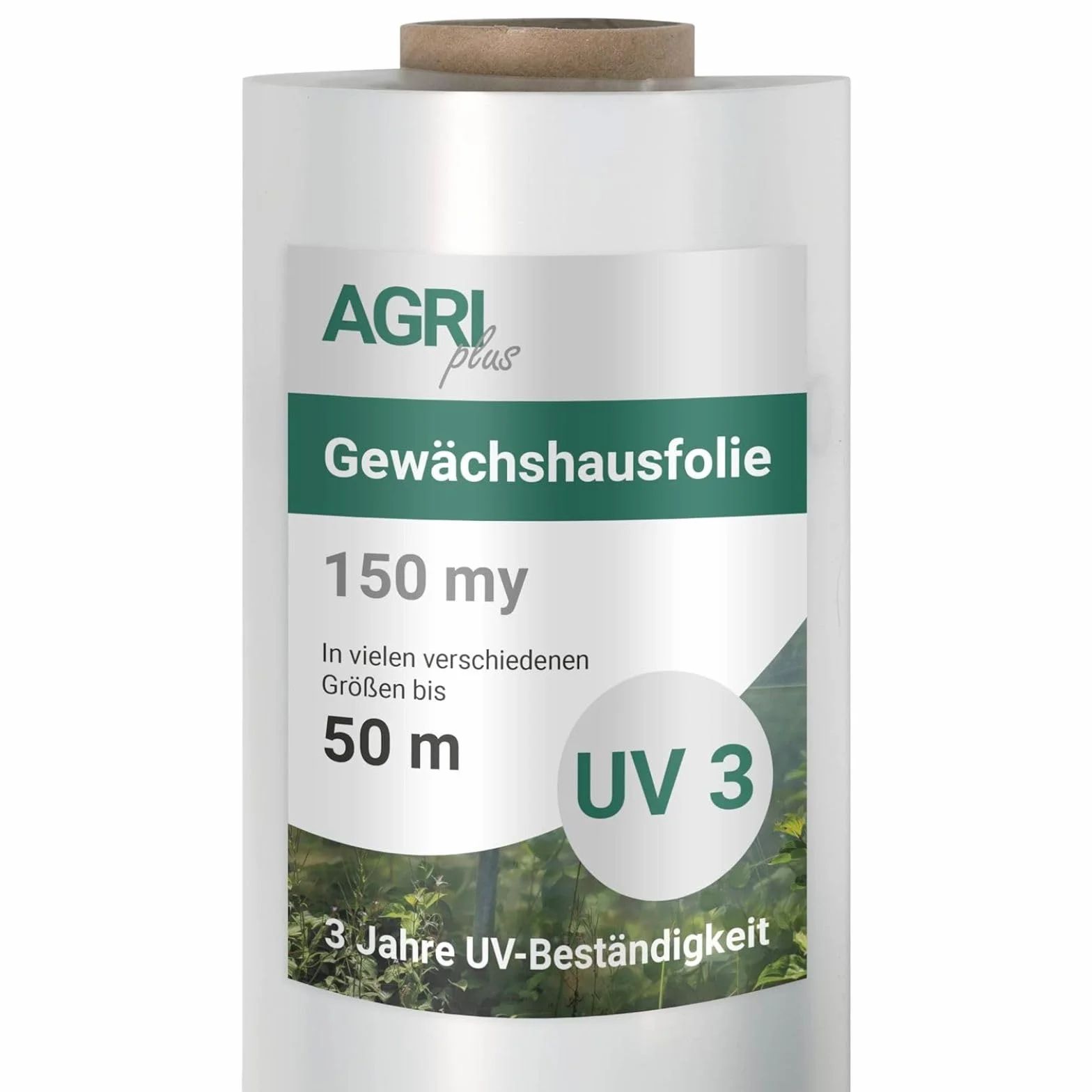 AGRI plus Film de Serre 2 x 25 m bâche de Protection résistant aux UV 0,150 mm