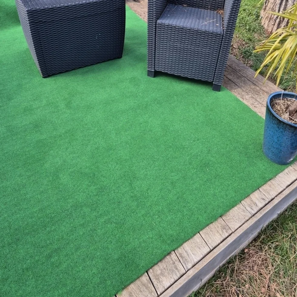 Gazon synthétique Extérieur Premium 4x11m vert foncé