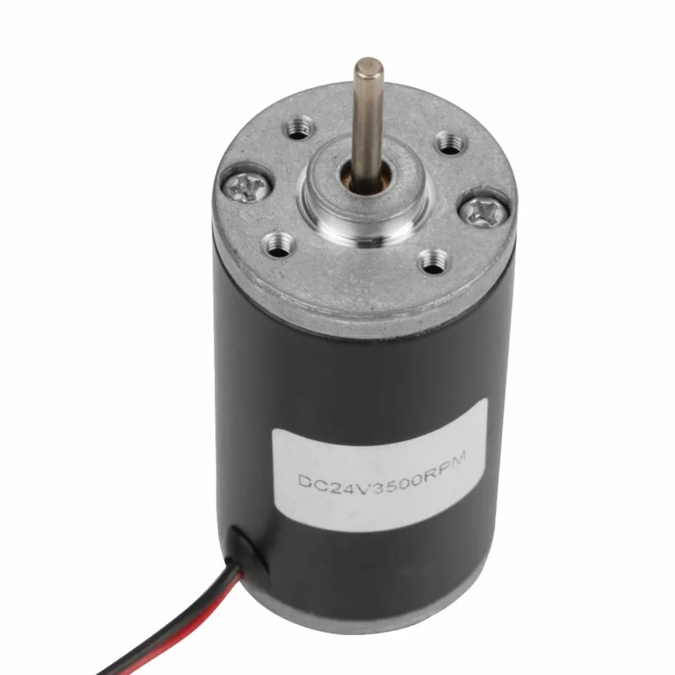Moteur à aimant permanent 31ZY 24V 3500-8000RPM moteur balayé électrique CW/CCW