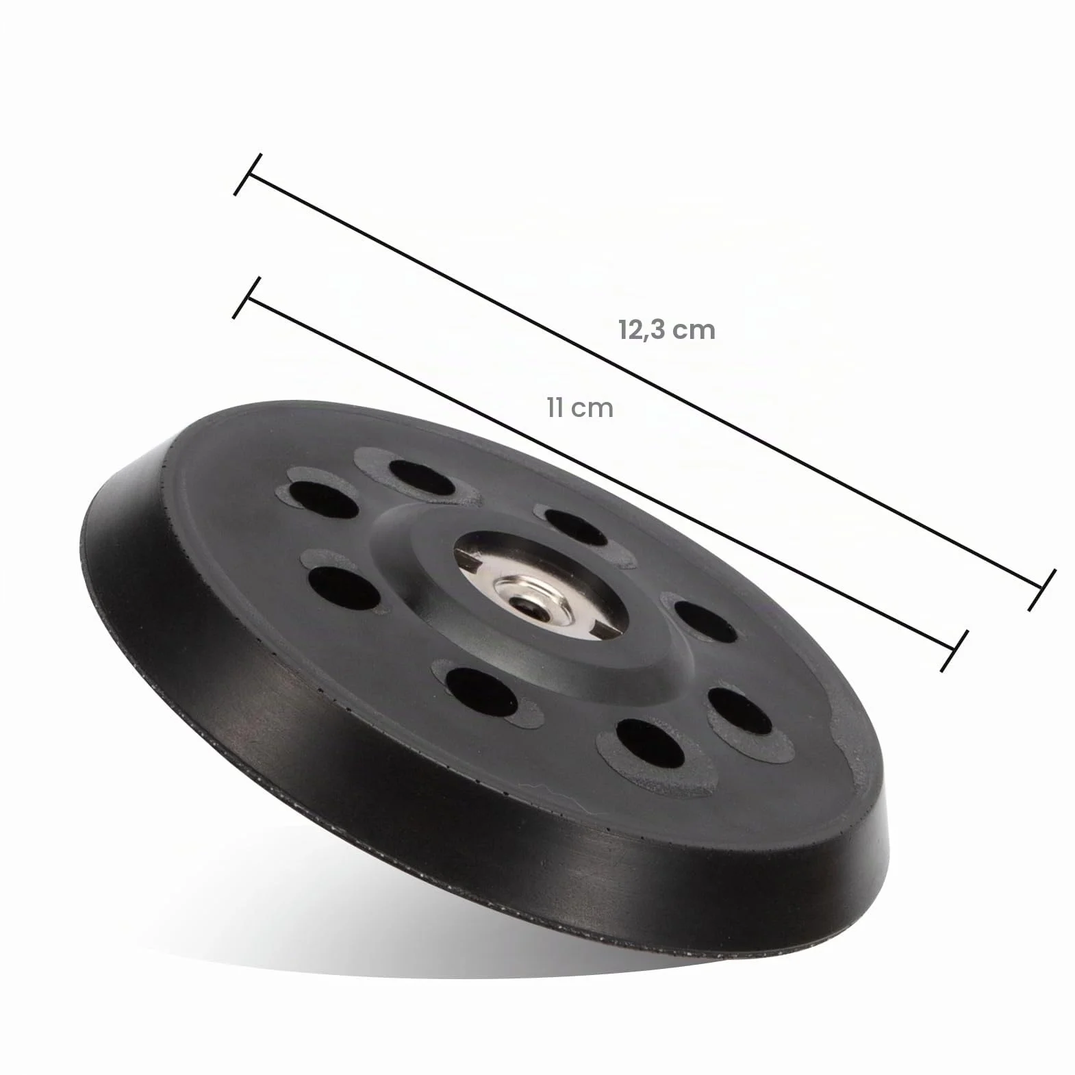 Plaque de ponçage perforé 125 mm pour Metabo SXE 325 Intec 425 Turbotec 631220000