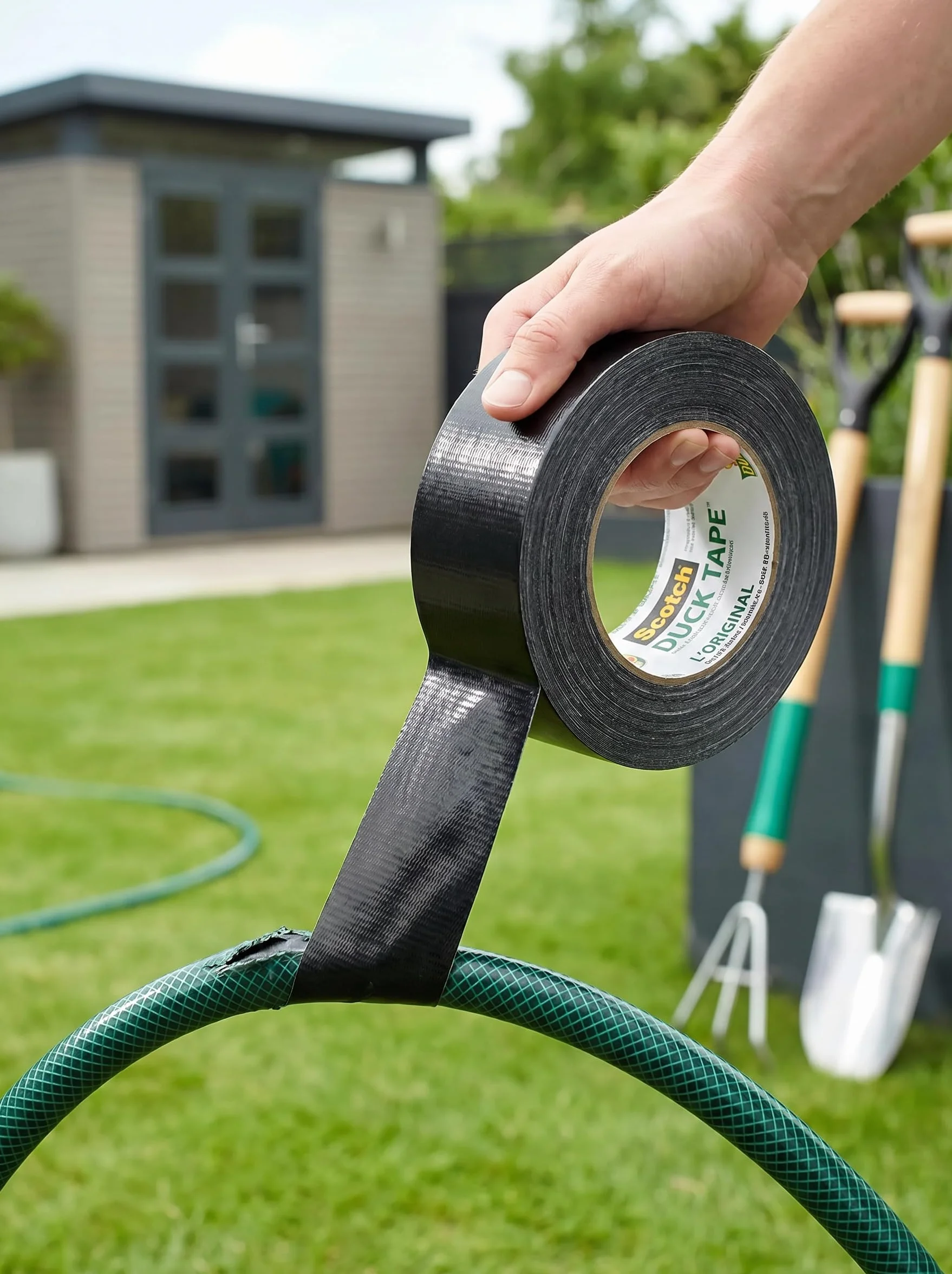 Ducktape 106-09 Bande de tissu 50 mm x 5 m Noir