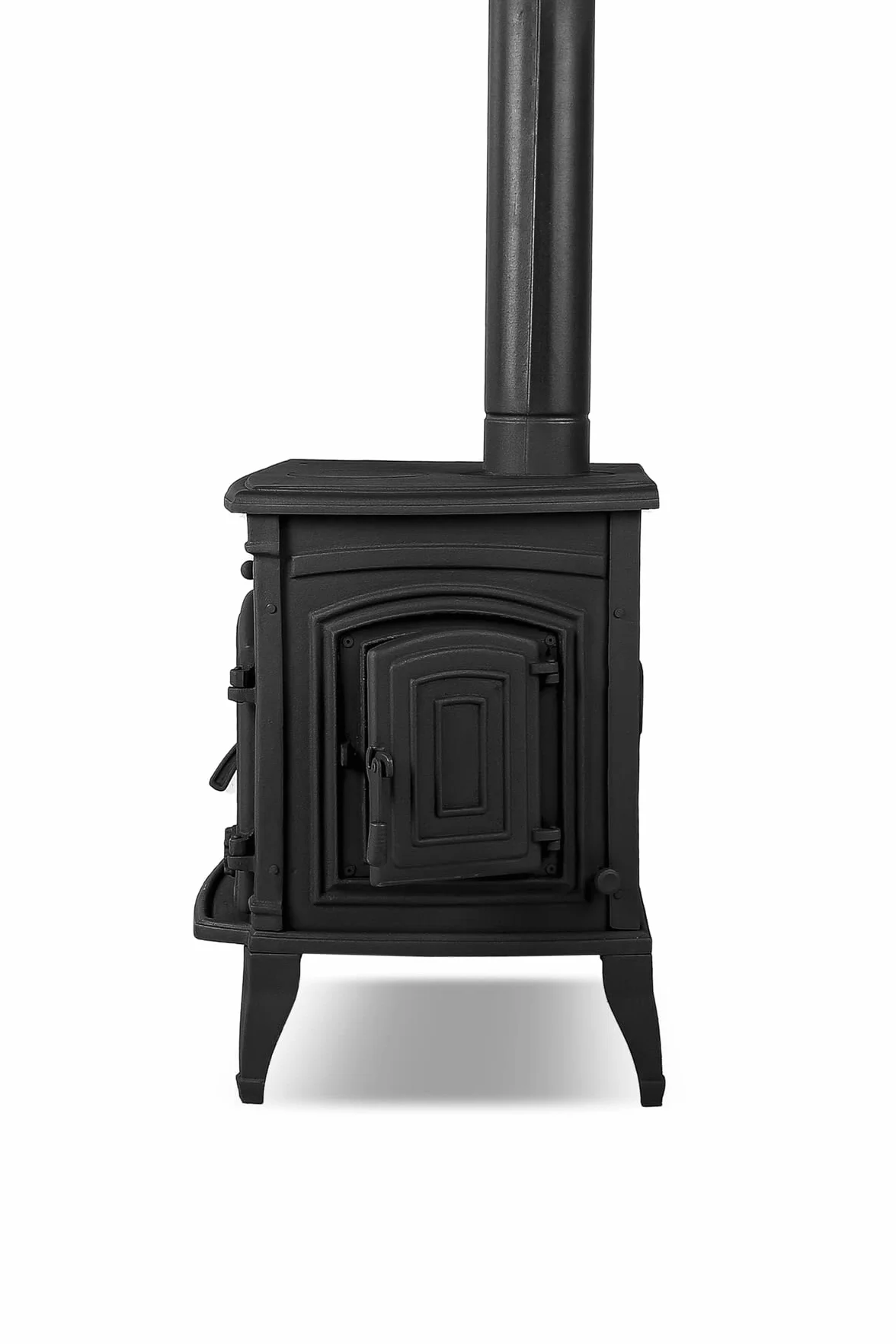 Poêle à Bois en Fonte 10 kW Multi-Combustibles avec Verres en Céramique CE Eco Design 2022