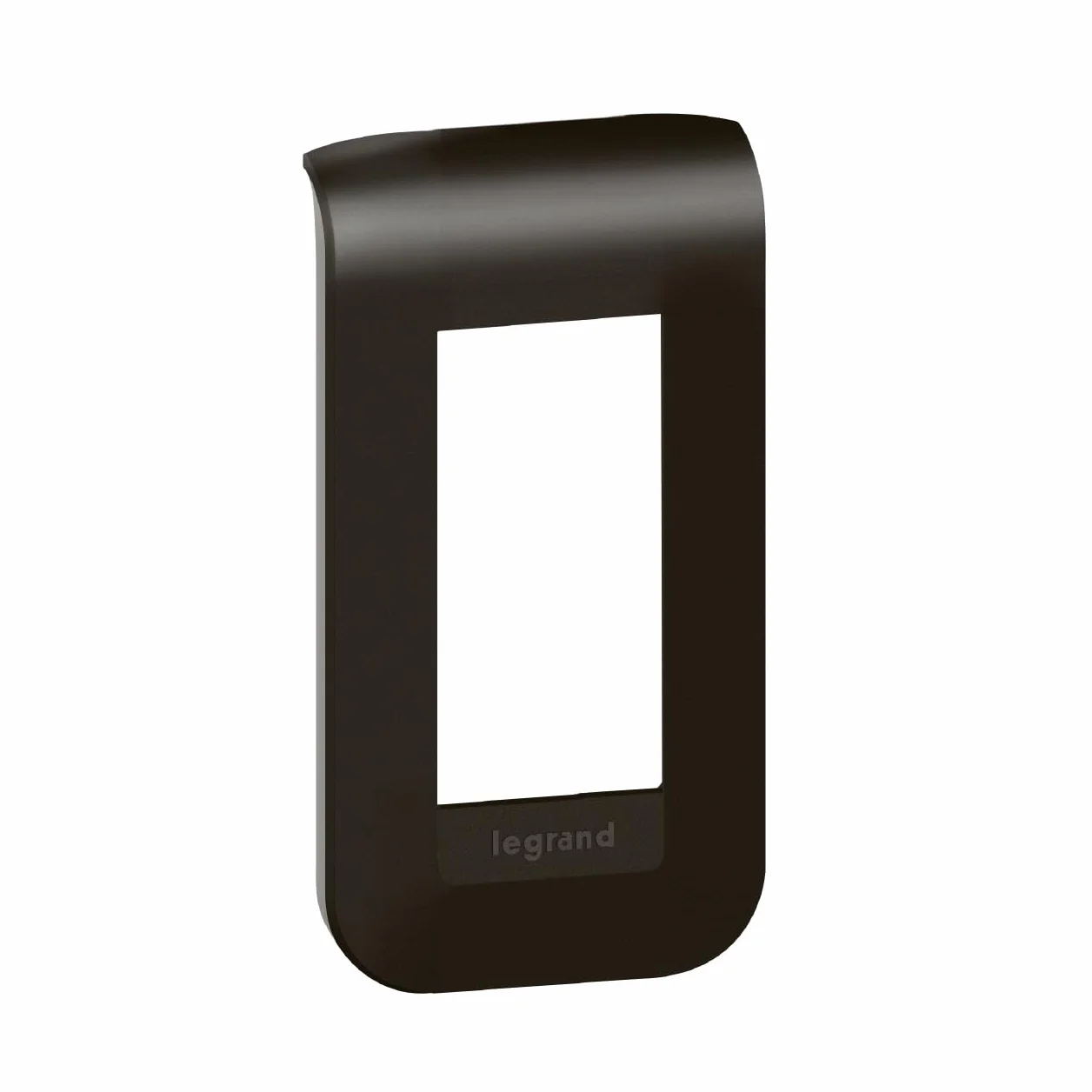 Plaque de finition Mosaic 1 module noir