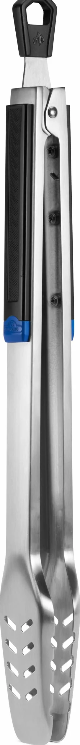 Napoleon® Accessoire de barbecue – GATL004 – Pince à gril, mécanisme de verrouillage, extrémités rainurées, poignée antidérapante, aspect suspendu pour le rangement