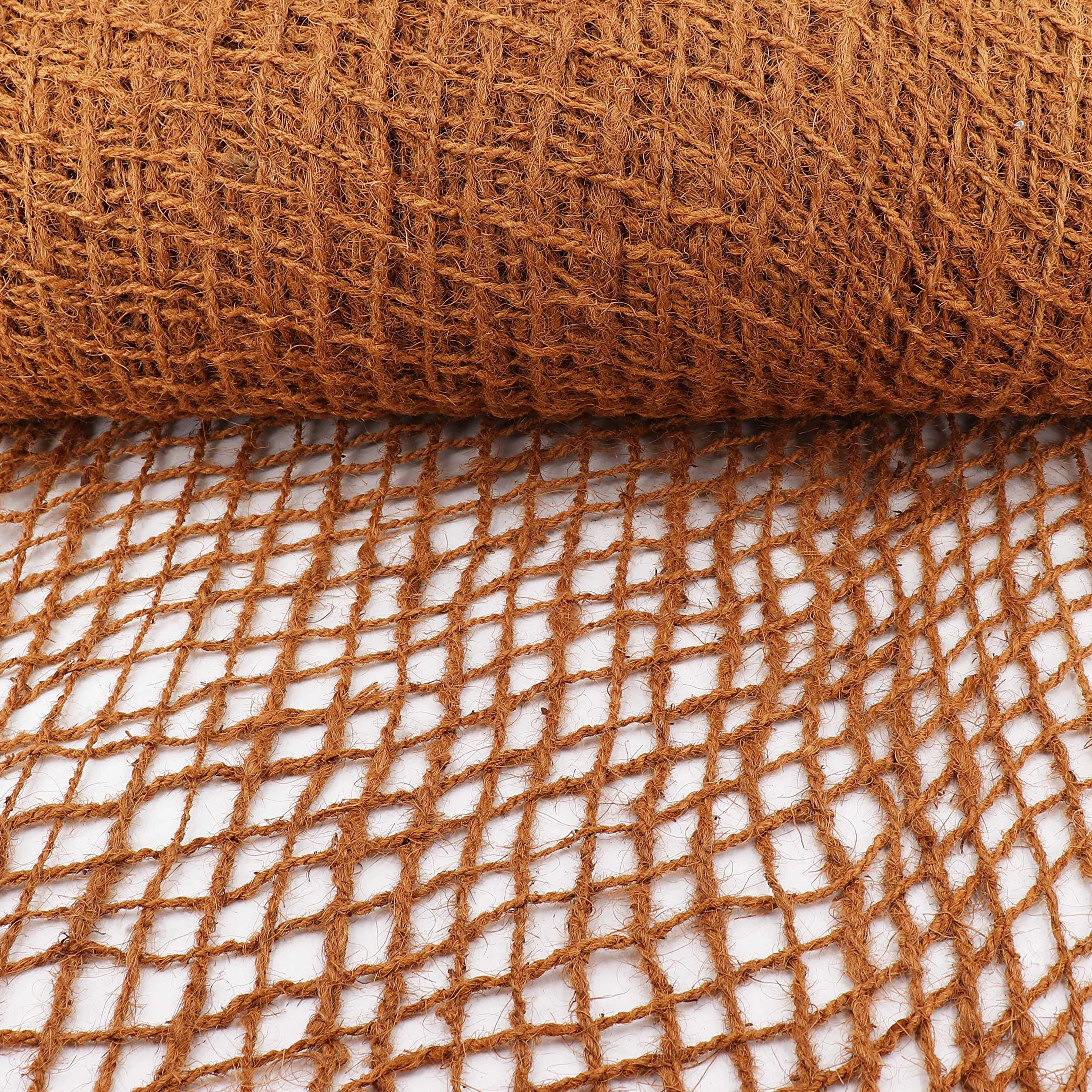 Natte de bordure de bassin en fibre de coco 15m x 1m 450g, liner anti-érosion pour jardin