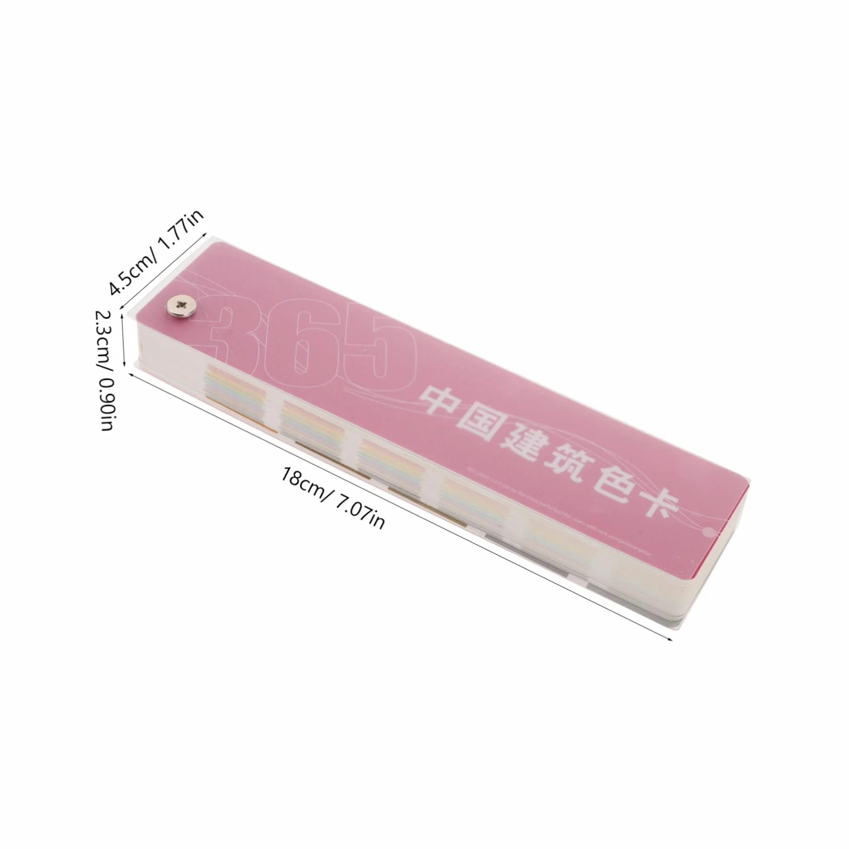 ORFOFE Nuancier de Peinture Portables 365 Couleurs Standard Plastique Papier pour Projets DIY