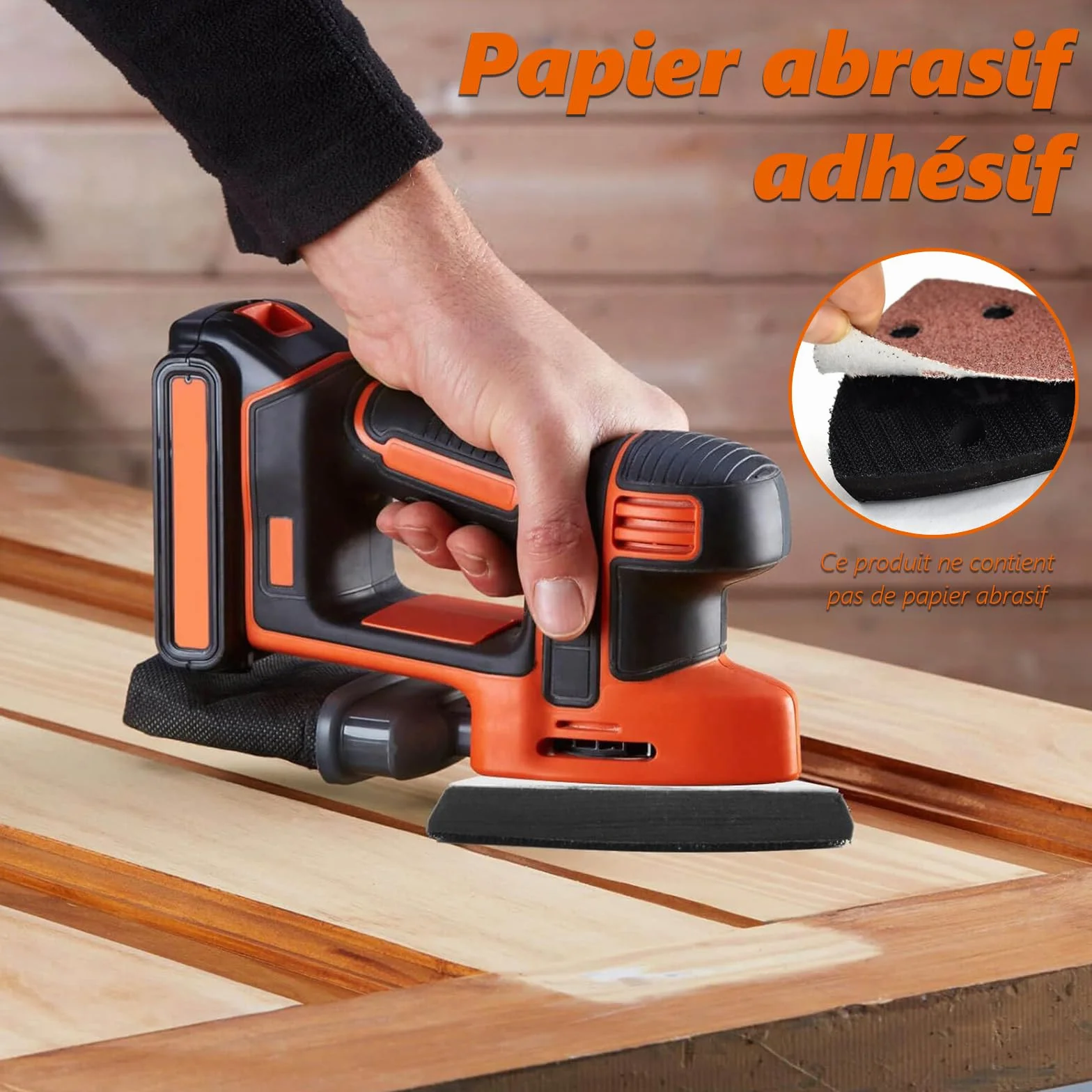 Patin ponceuse triangulaire 93mm Plateau de ponçage multifonction pour Bois Plastique Dur
