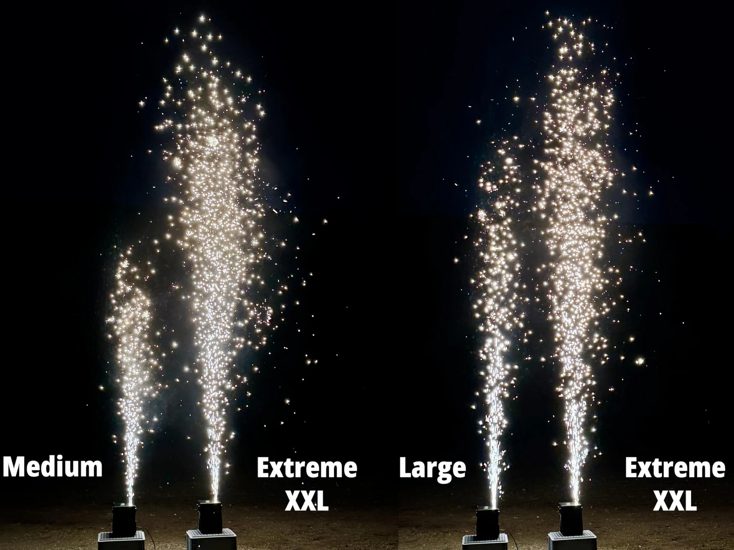 Spark Granulés d'étincelles froides pour machine Cold Spark Effets Medium