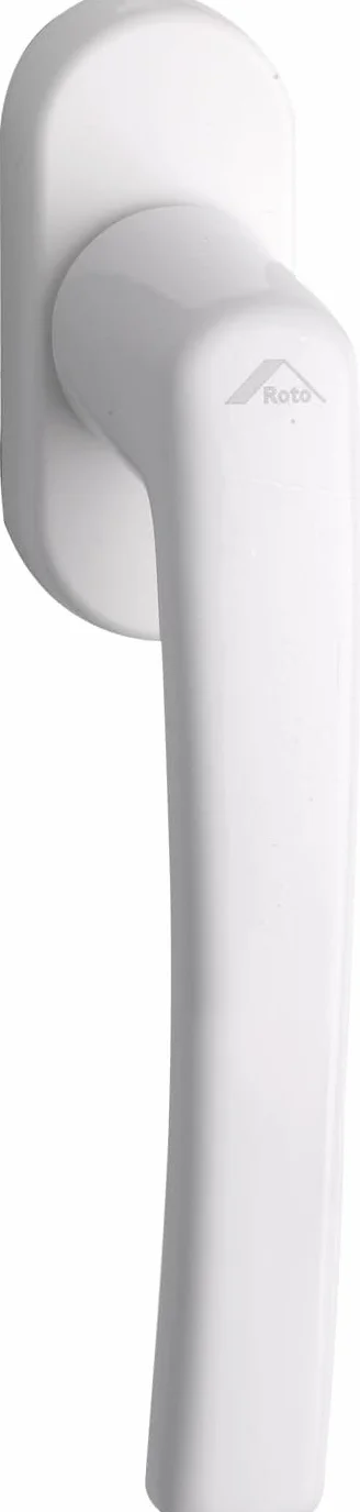 Roto Poignée de fenêtre Line blanc signalisation tige carrée 7 x 35 mm