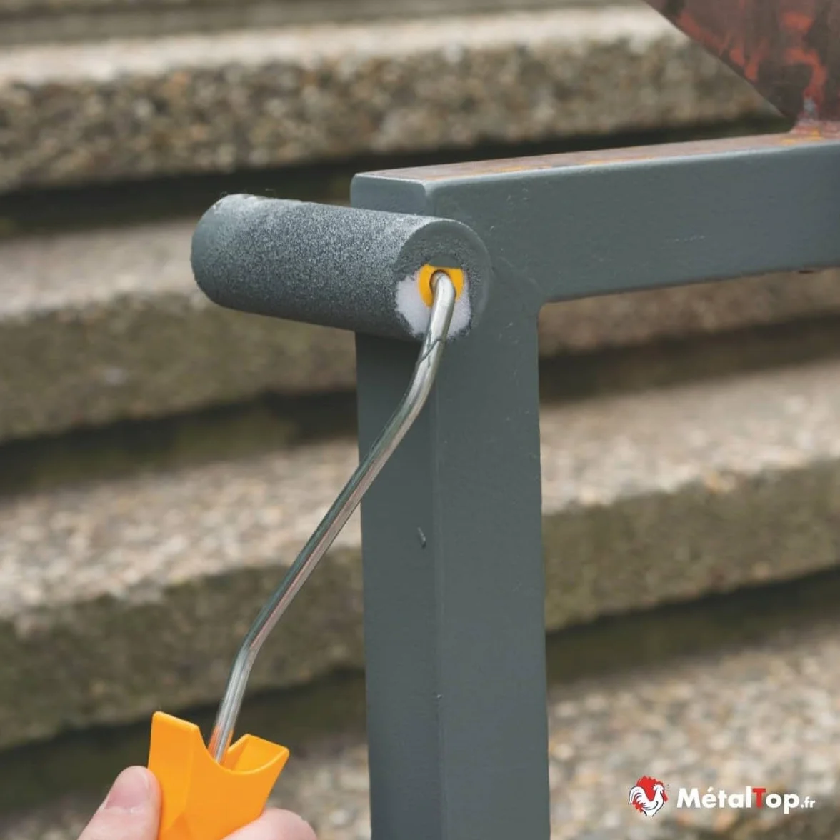 Peinture Metal Gris Anthracite RAL 7016-1 L Protection Antirouille