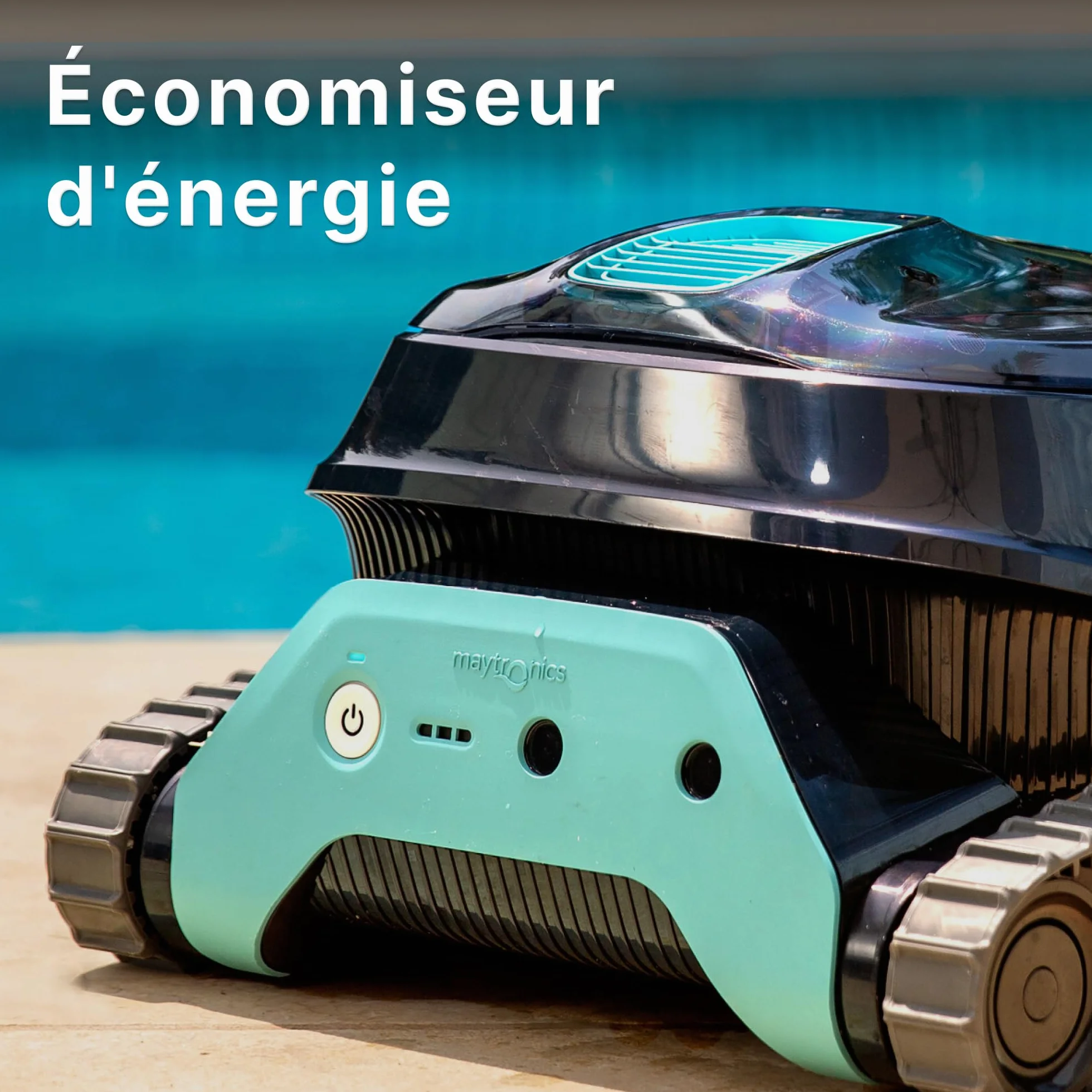 Dolphin Liberty 300 Robot Piscine sans Fil, Fond et Parois, Filtration Ultra-Fine, 150Min Autonomie, pour Piscines Jusqu'à 10m