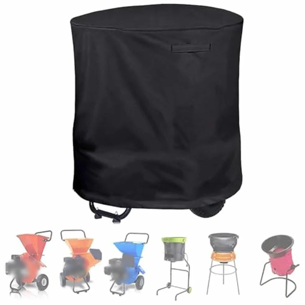 Housse de protection imperméable en tissu Oxford 600D pour broyeurs et broyeurs à bois, 2,8 × 1,1 m, loin de la poussière et des débris