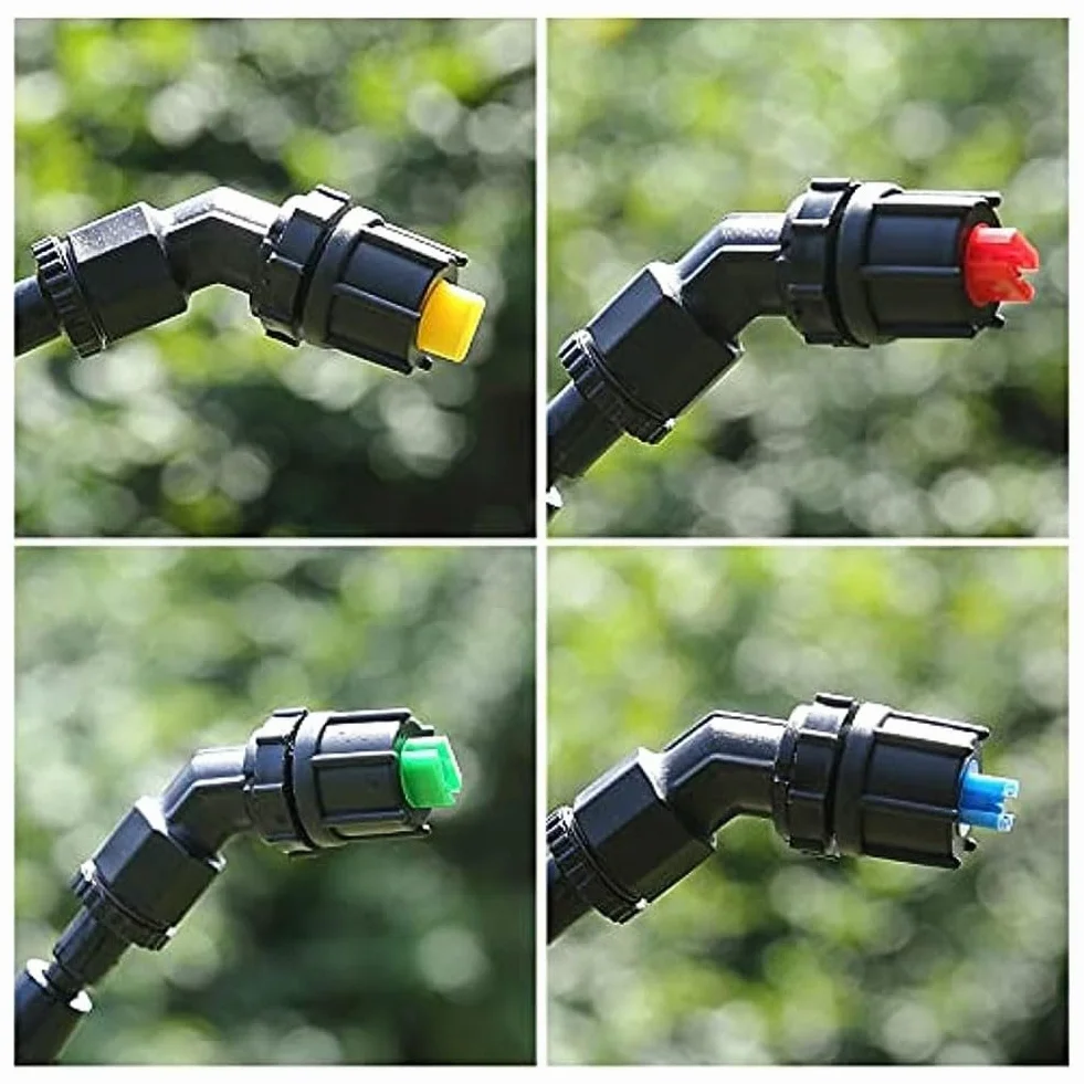 Buses de pulvérisation, jet haute pression avec 6 buses de ventilateur 110°, ouverture de 0,1 à 0,4 mm, buse de pulvérisation assortiment pour pulvérisation de jardin pièce de rechange