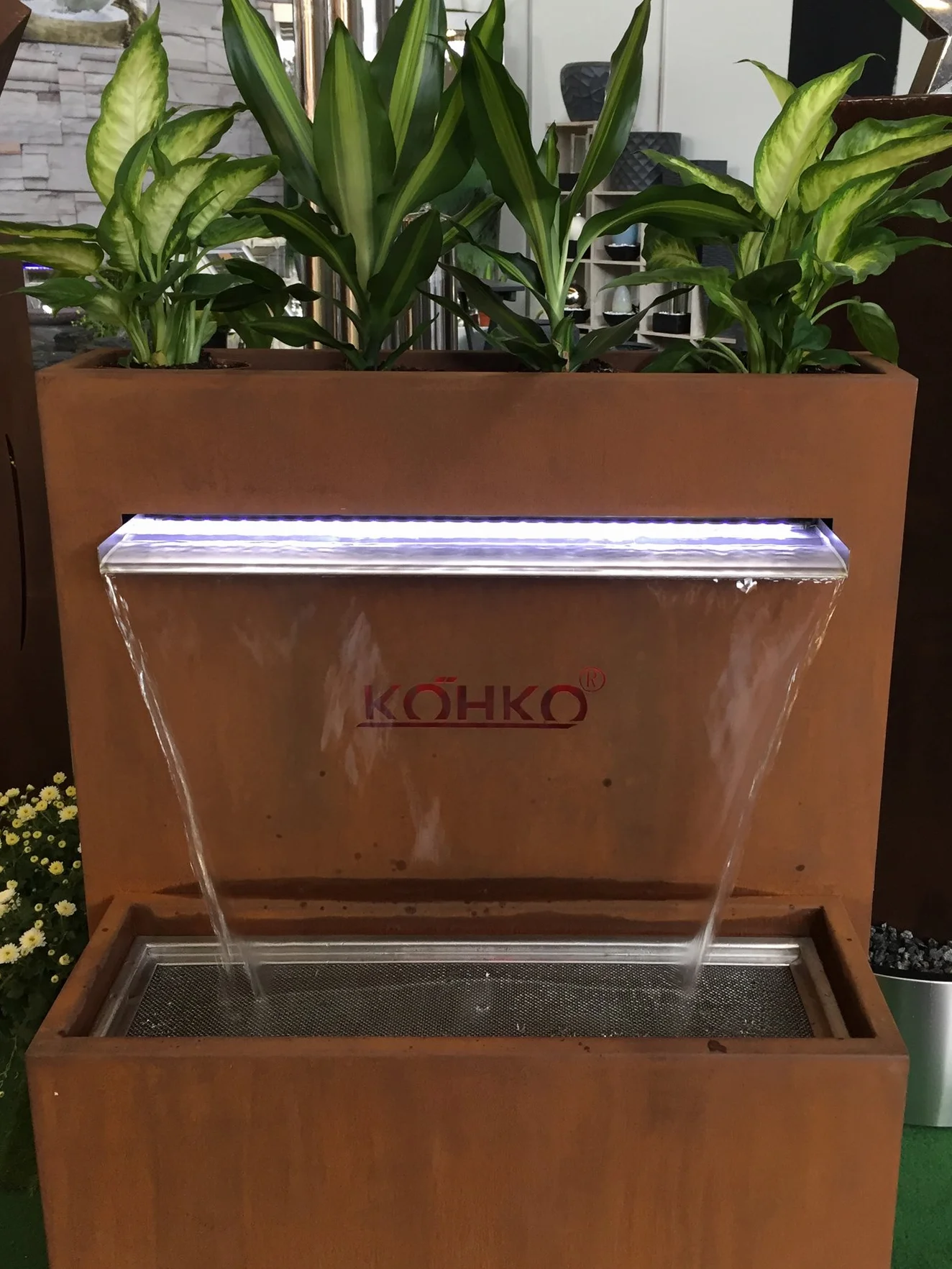 Köhko Barre d'éclairage LED étanche 60 cm pour Cascade Alberta (15-150 cm)