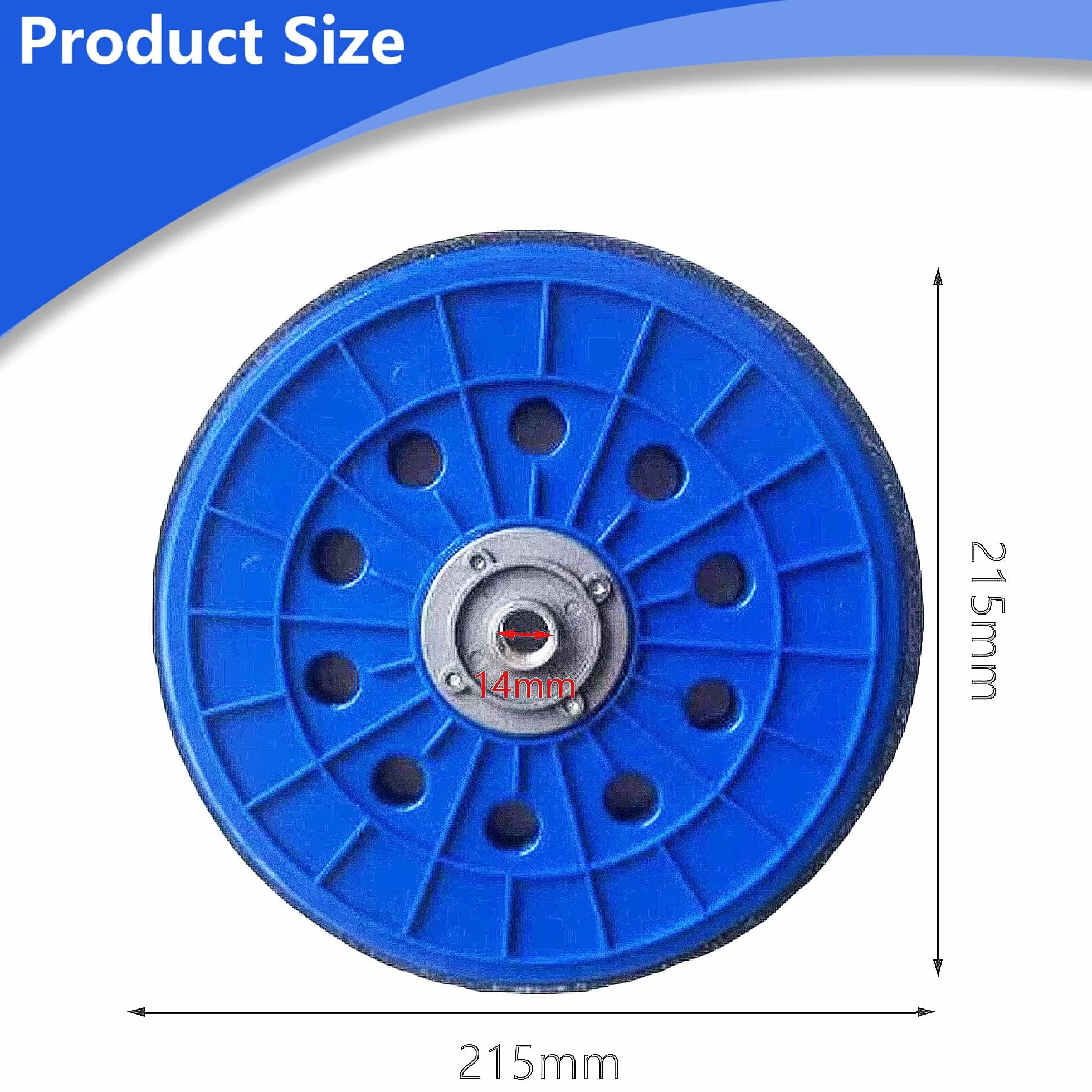 Disque de Ponçage 225mm Plateau Ponceuse 10 Trous M14 pour DWS225BT Scheppach DS 200