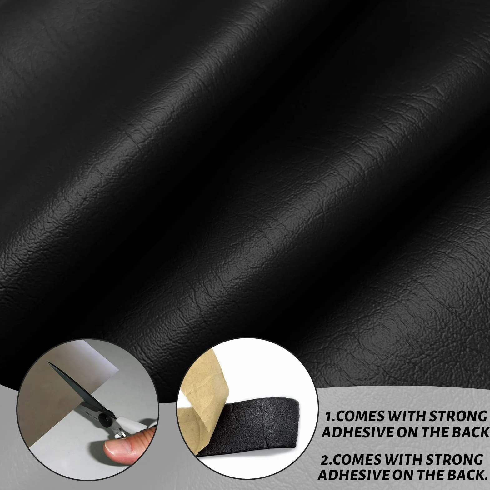 Bande de Mousse Auto-Adhésive 10m × 50mm × 5mm Ruban Isolant d'Étanchéité Noir pour Chauffage, Ventilation et Climatisation