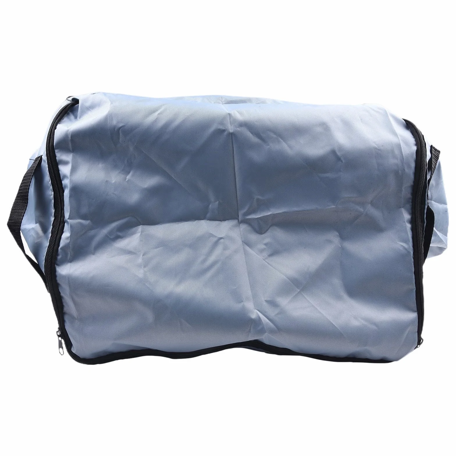 Housse de pompe de chauffage spa 420D avec revêtement argenté - 43 x 38 x 54 cm - Protection contre la pluie, le soleil et la poussière - Gris